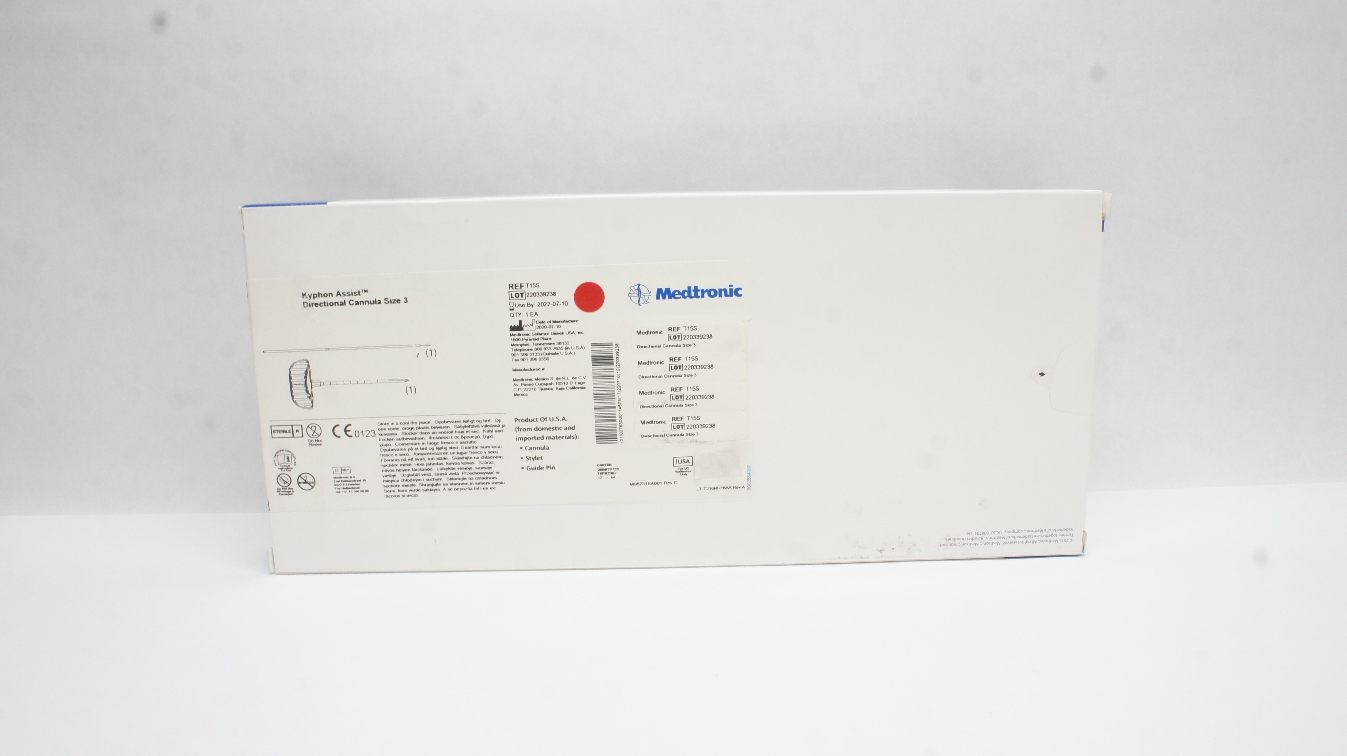 Medtronic T15S Kyphon Assist Directional Cannula, Size 3 (x)
