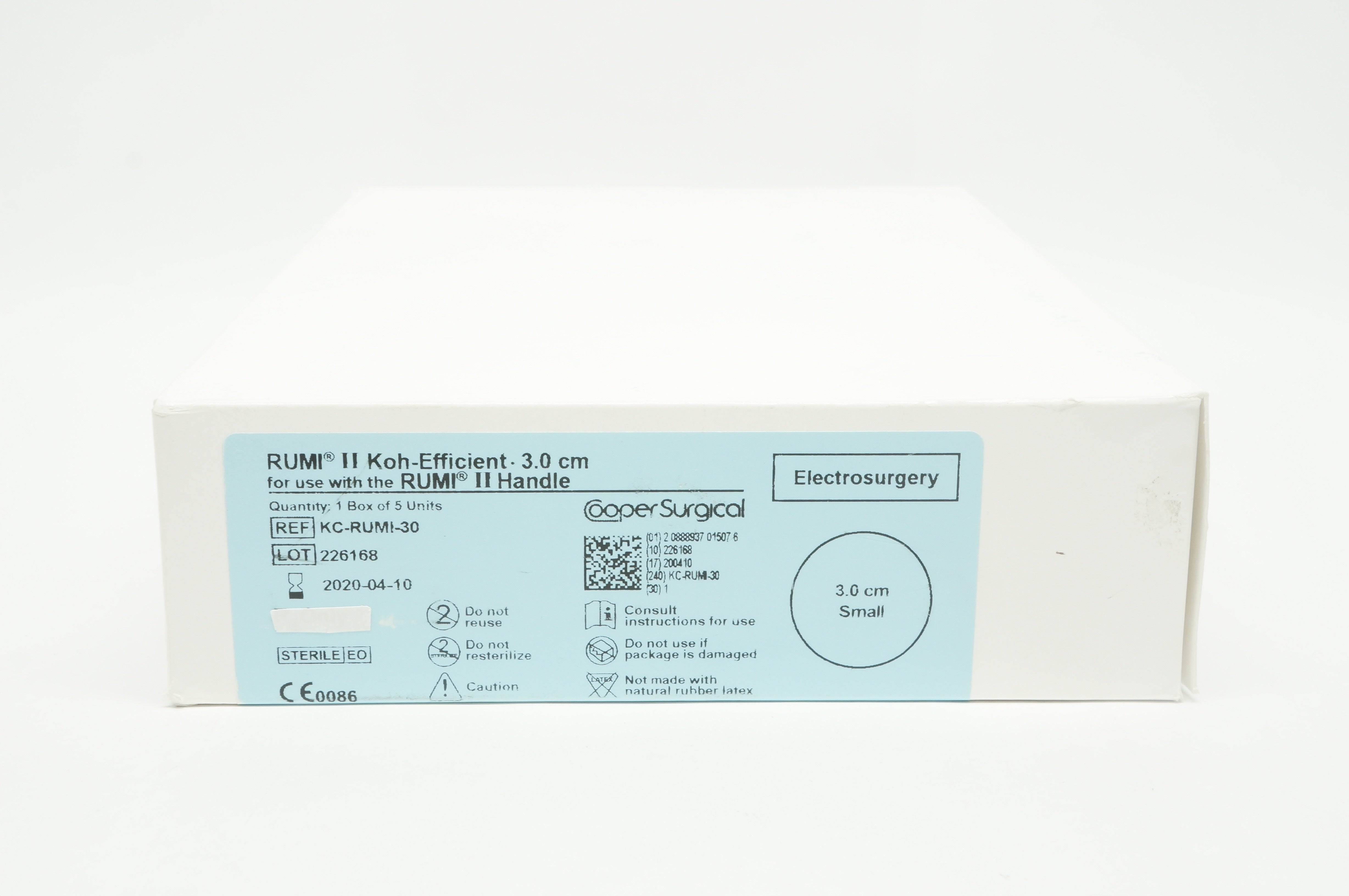 Cooper Surgical KC-RUMI-30 RUMI II Koh-Efficient 3.0cm Small (x) - Box of 5