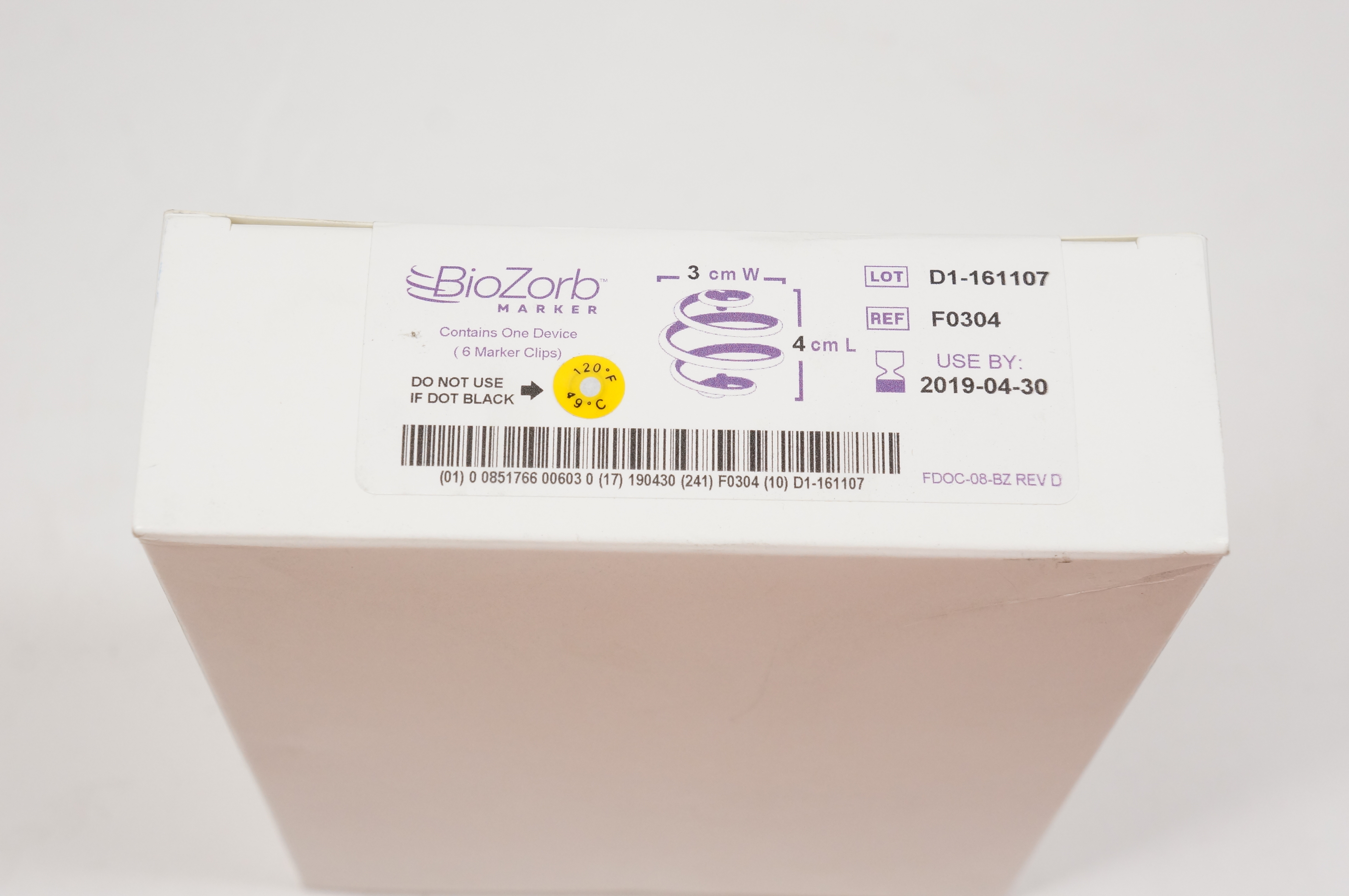 Focal F0304 BioZorb 3D Bio-Absorbable Marker 3cm x 4cm (x)