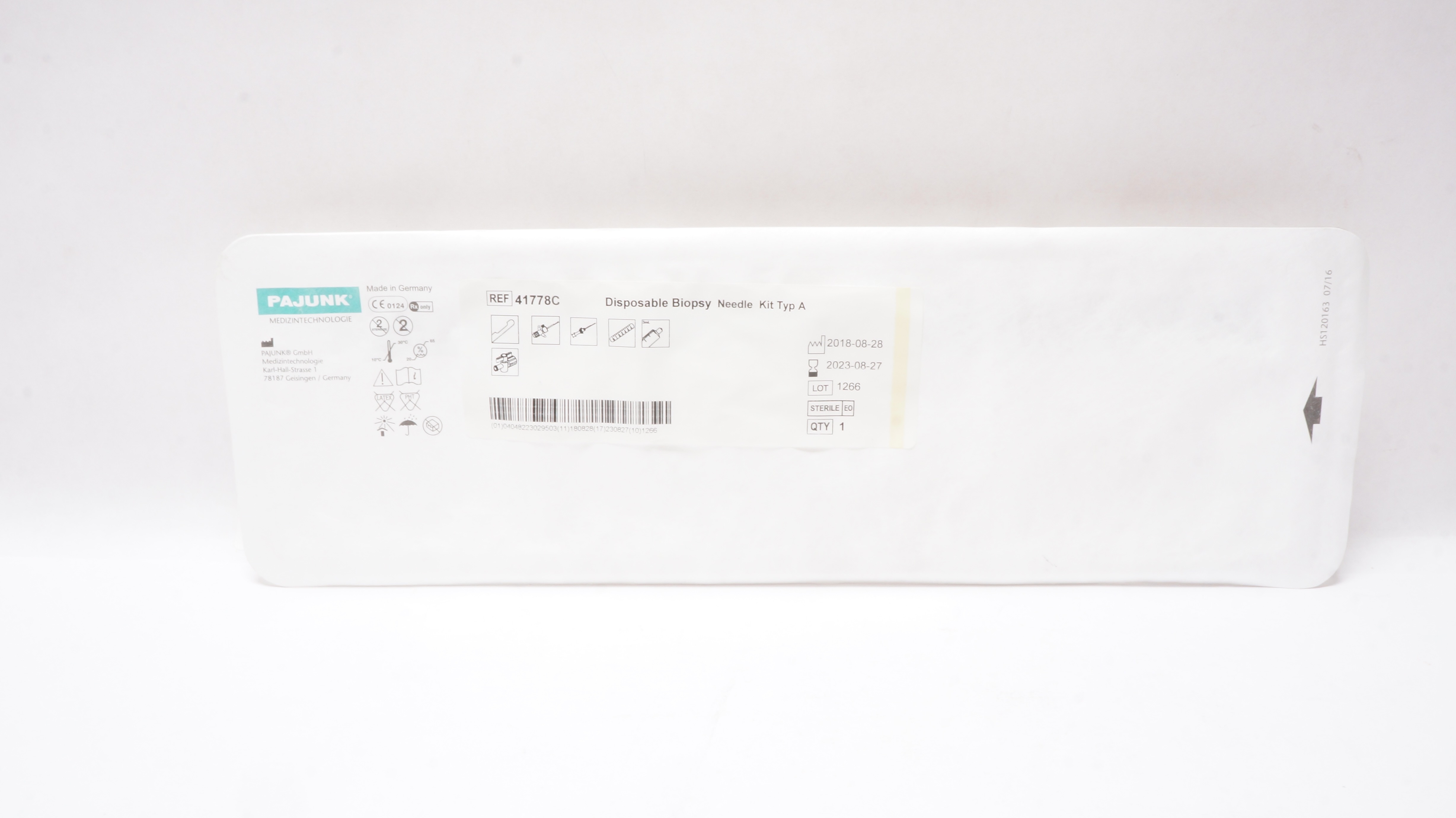 PAJUNK 41778C Disposable Biopsy Ndle Kit Typ A
