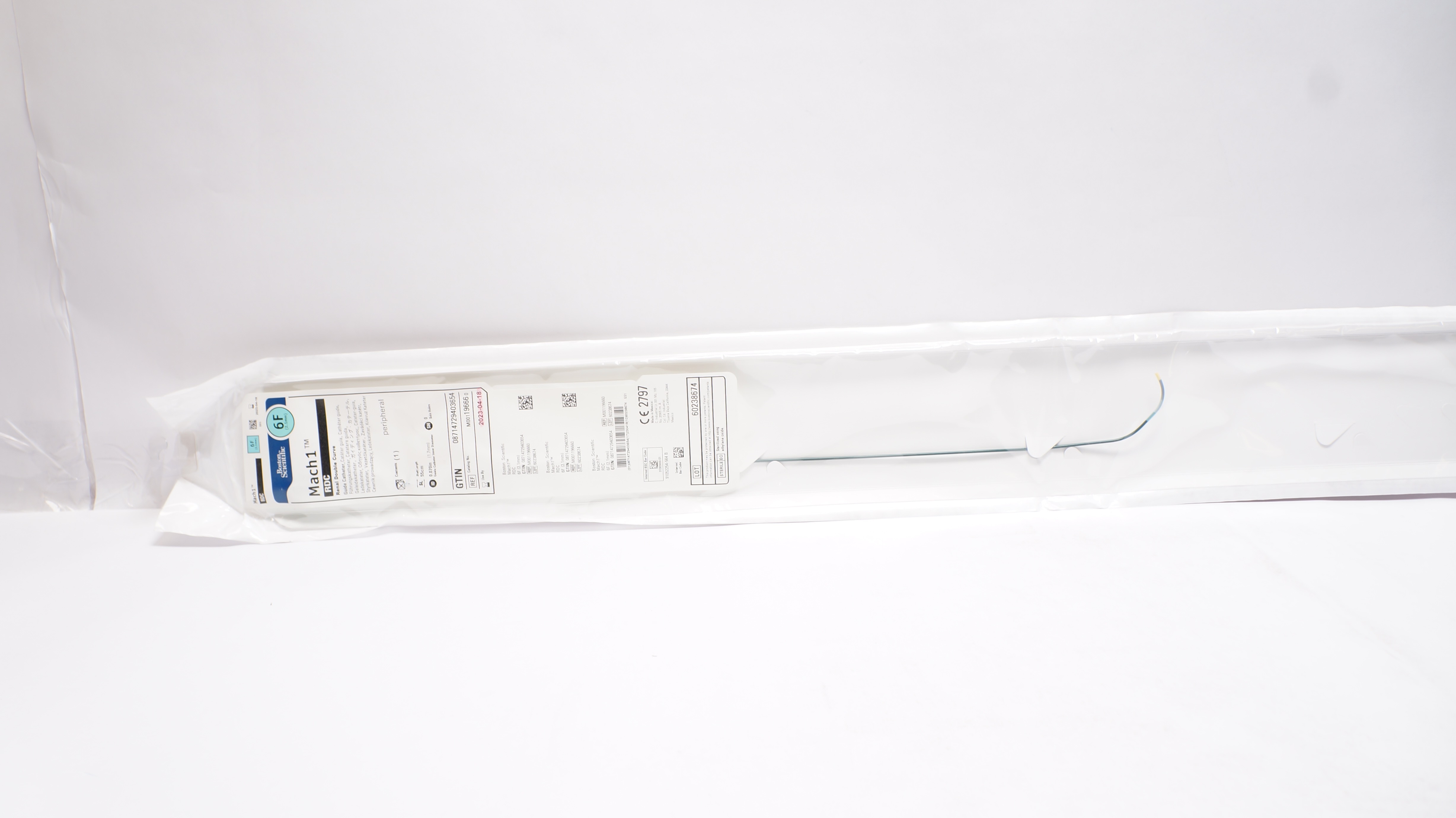 Boston Scientific 19666 Mach1 RDC Renal Double Curve 6F (x)
