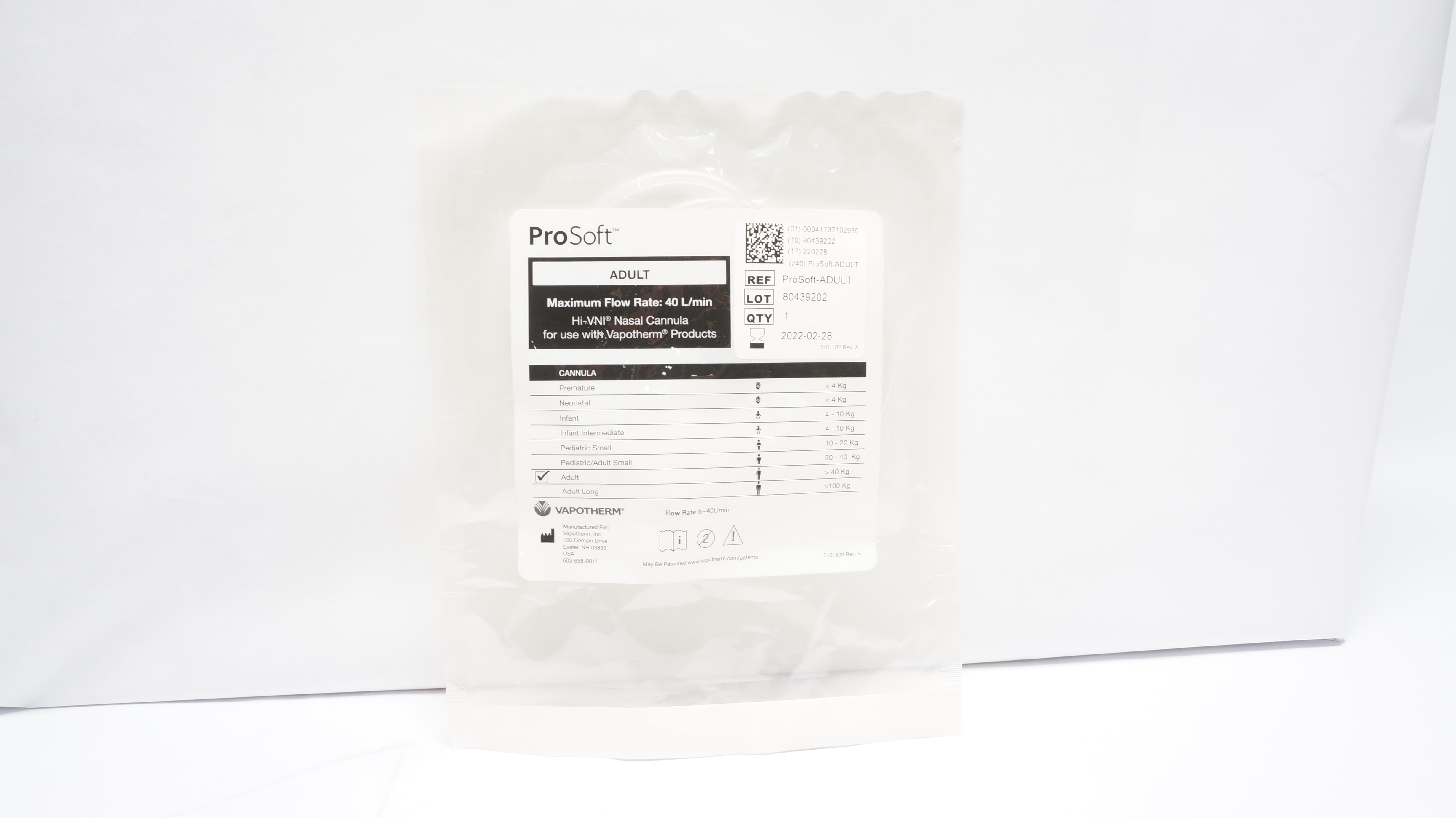 Vapotherm ProSoft-ADULT ProSoft Adult Cannula (x)