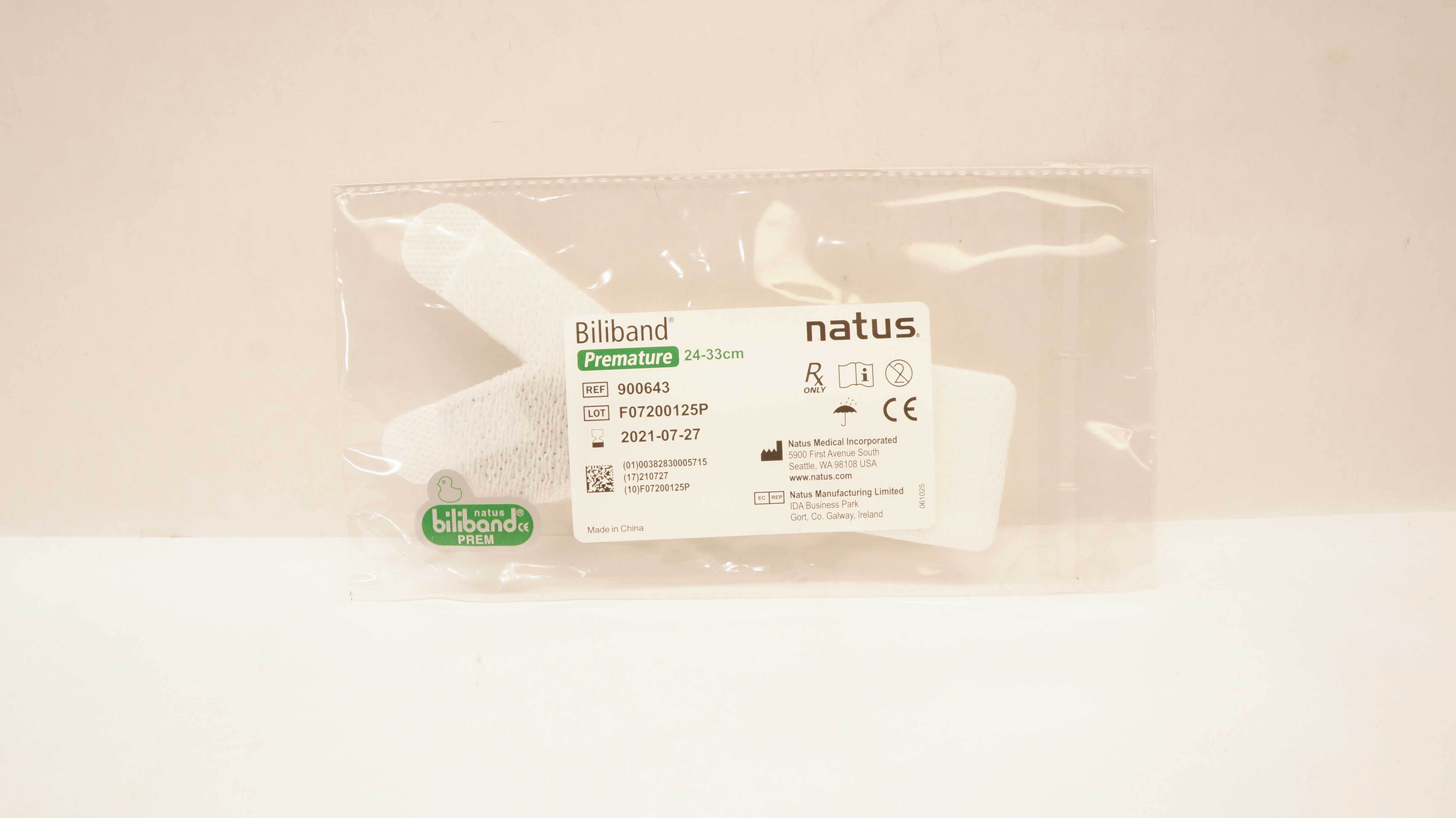 Natus Medical 900643 Biliband Eye Protector Premature 24-33cm (x)
