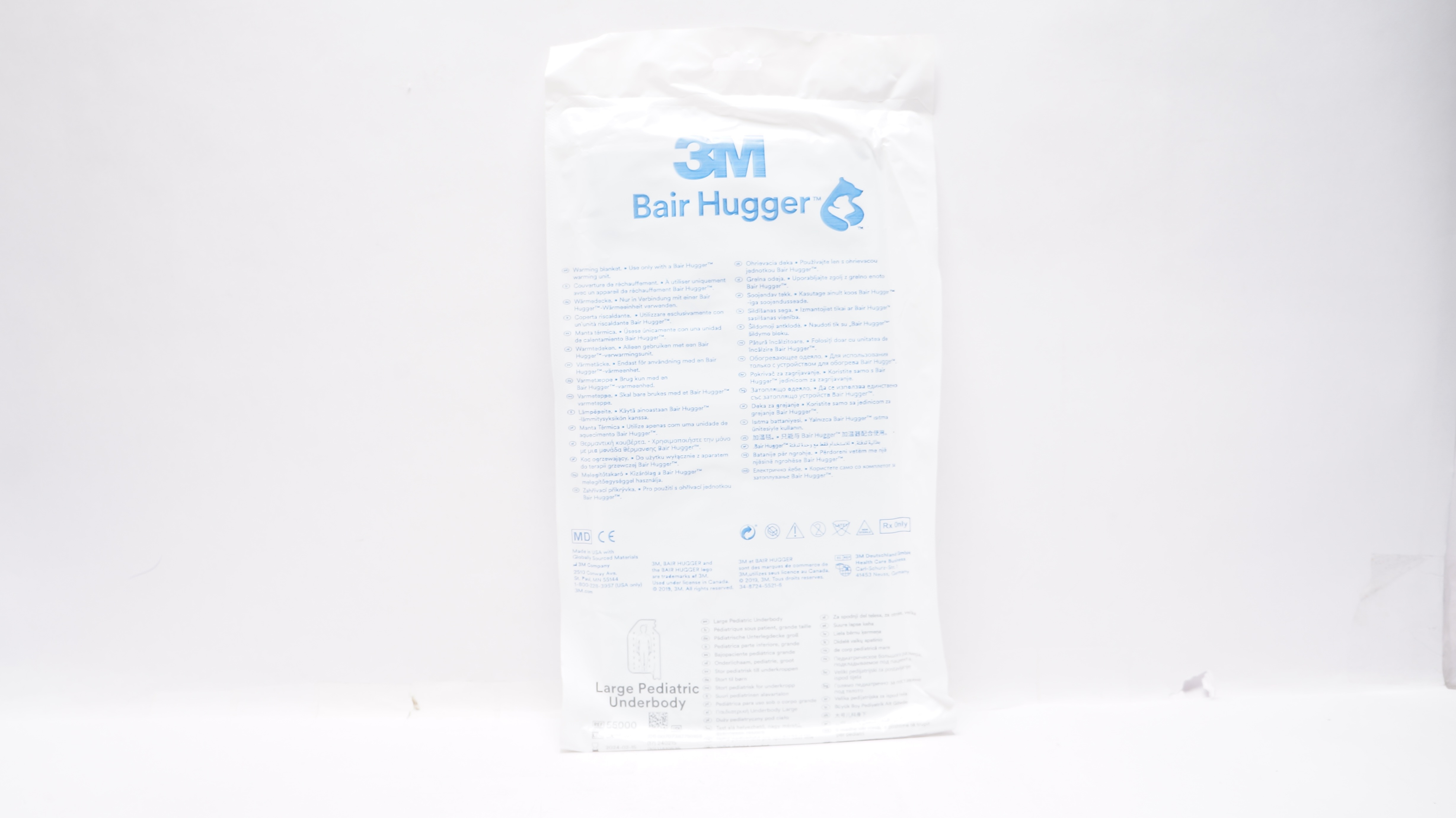 3M 55000 Bair Hugger Pediatric Underbody Warming Blanket, Large