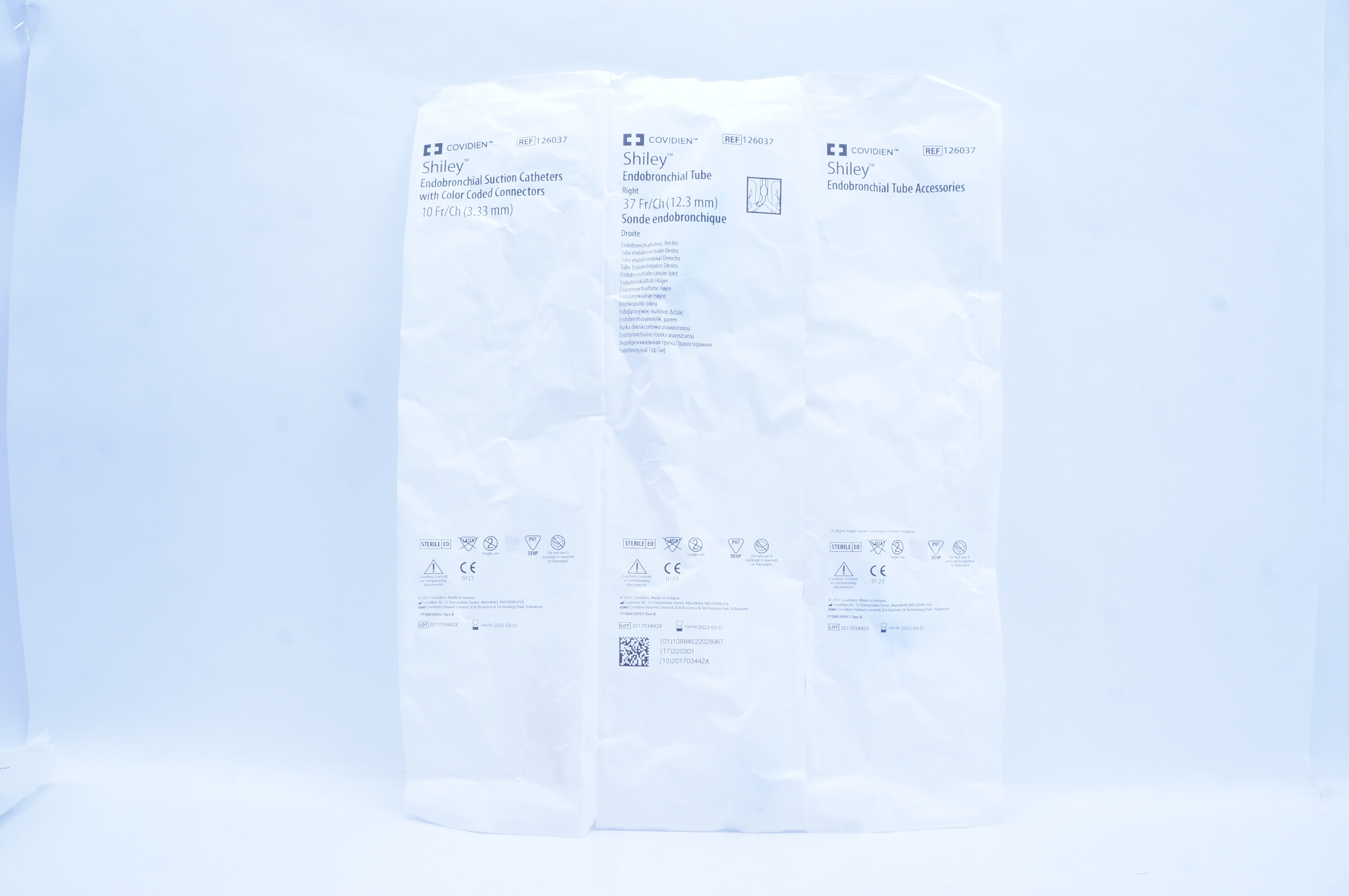 Covidien 126037 Shiley Endobronchial Suction Cath.10 Fr.