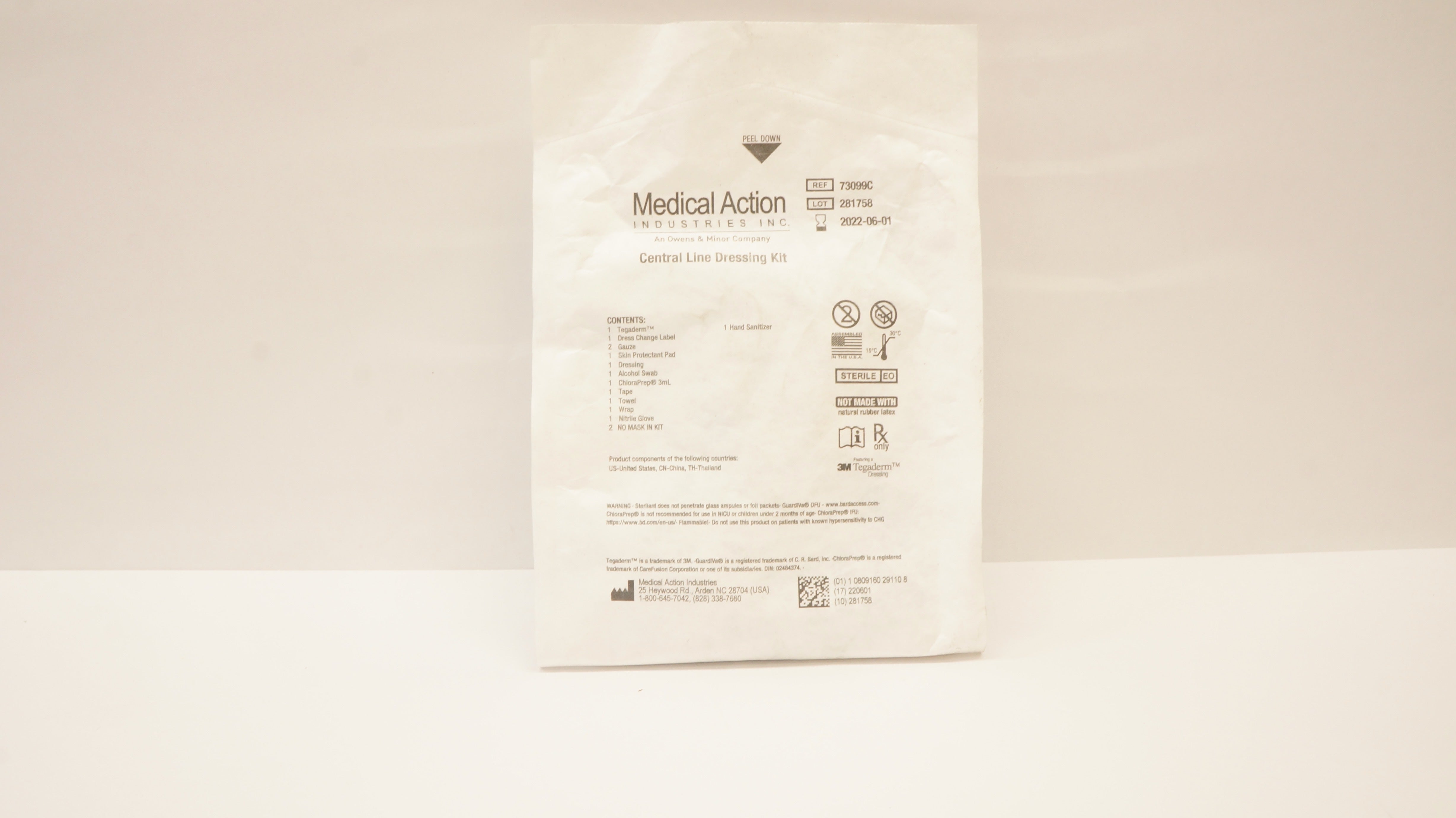 Medical Action 73099C Central Line Dressing Kit (x)