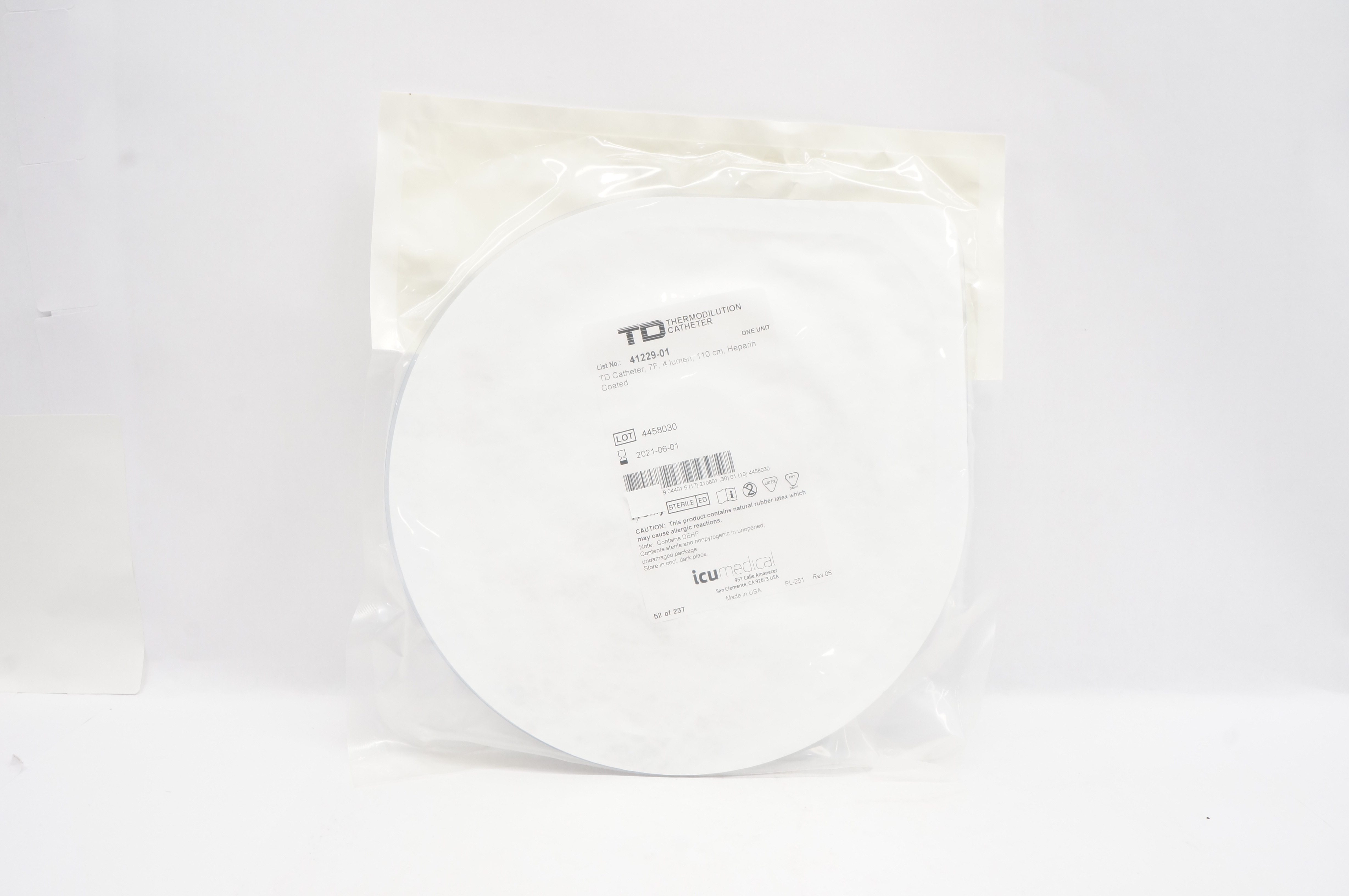 ICUmedical 41229-01 Thermodilution Catheter 110cm Multiflex (x)