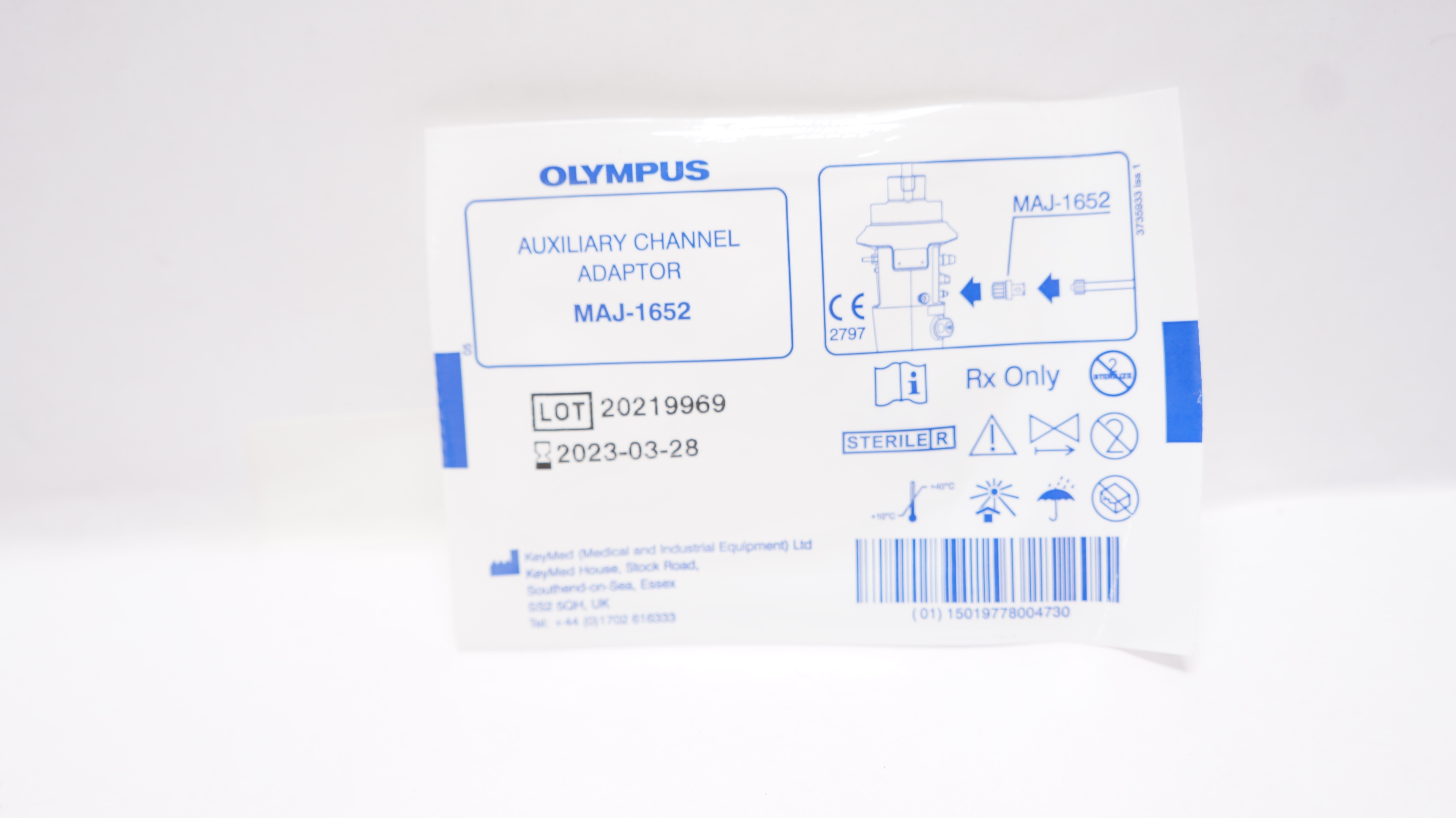 Olympus MAJ-1652 KeyMed Auxiliary Channel Adaptor (x)