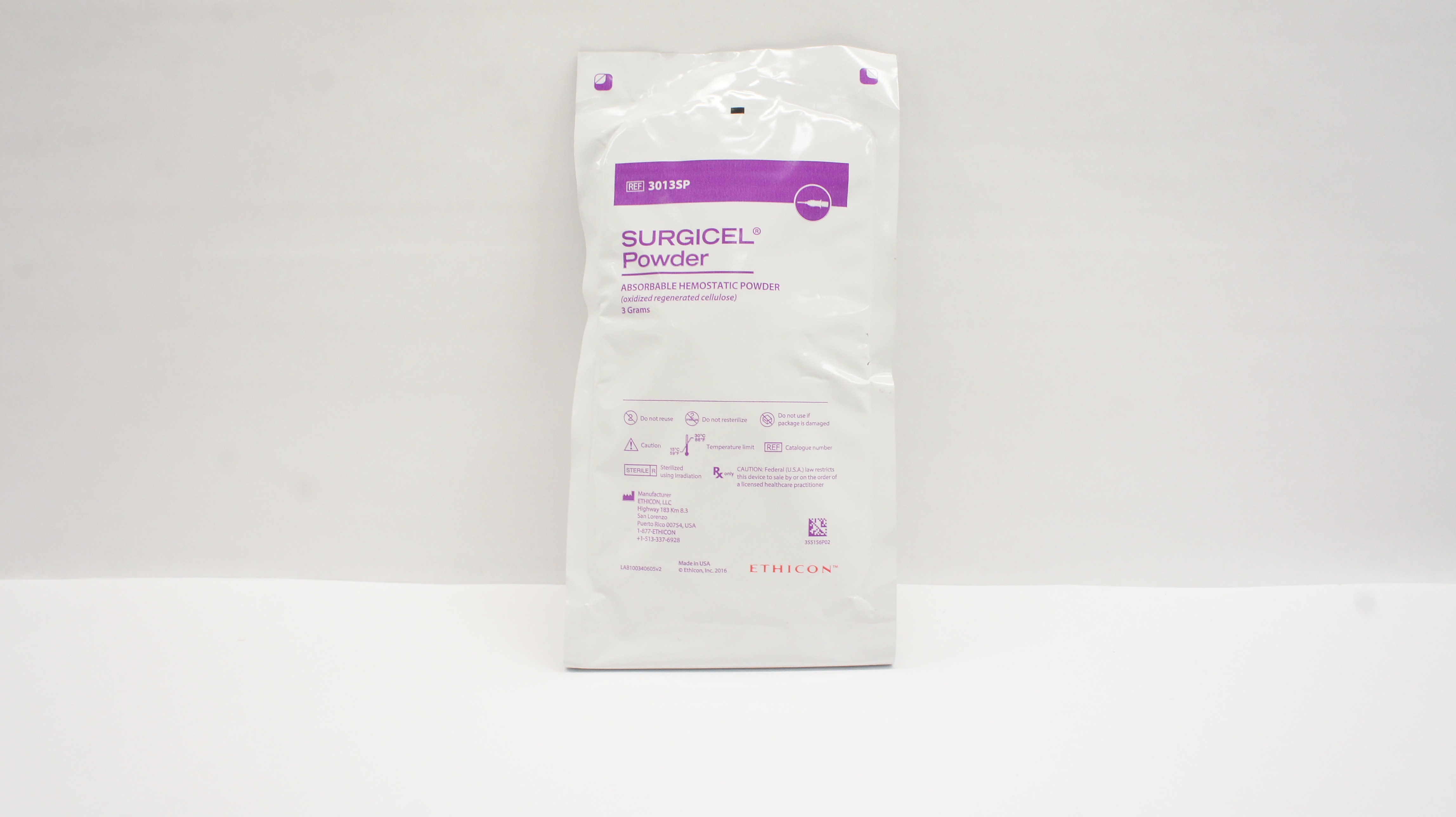 Ethicon 3013SP Surgicel Powder Absorbable Hemostatic Powder 3 Grams (x)