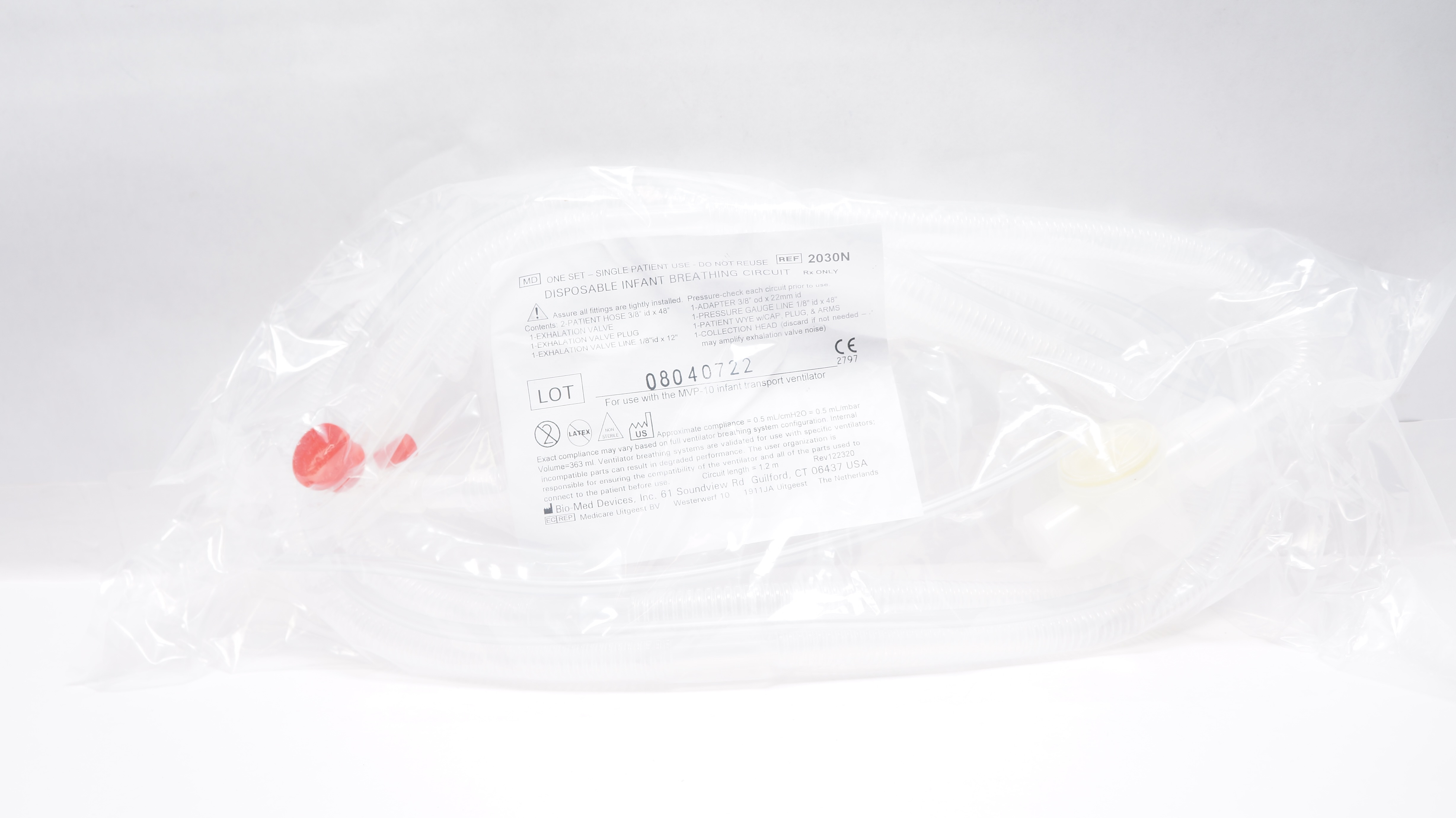 Bio-Med 2030N Disposable Infant Breathing Circuit