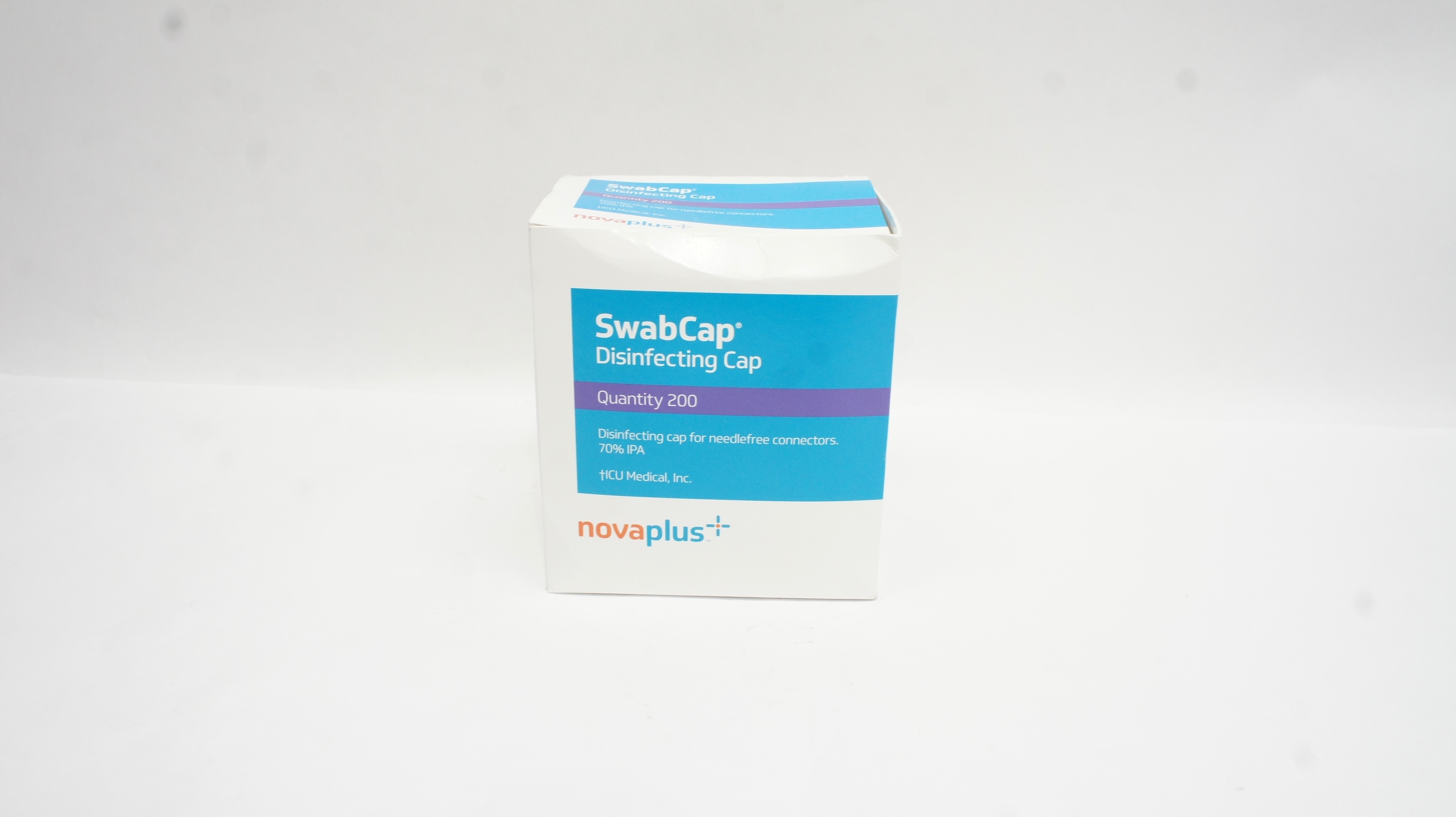 ICU Medical VSC-2000 NovaPlus SwabCap Disinfecting Cap 70% IPA (x) - Box of 197