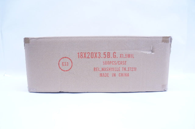 ??? G33 18x20x3.5B.G. - Case of 500
