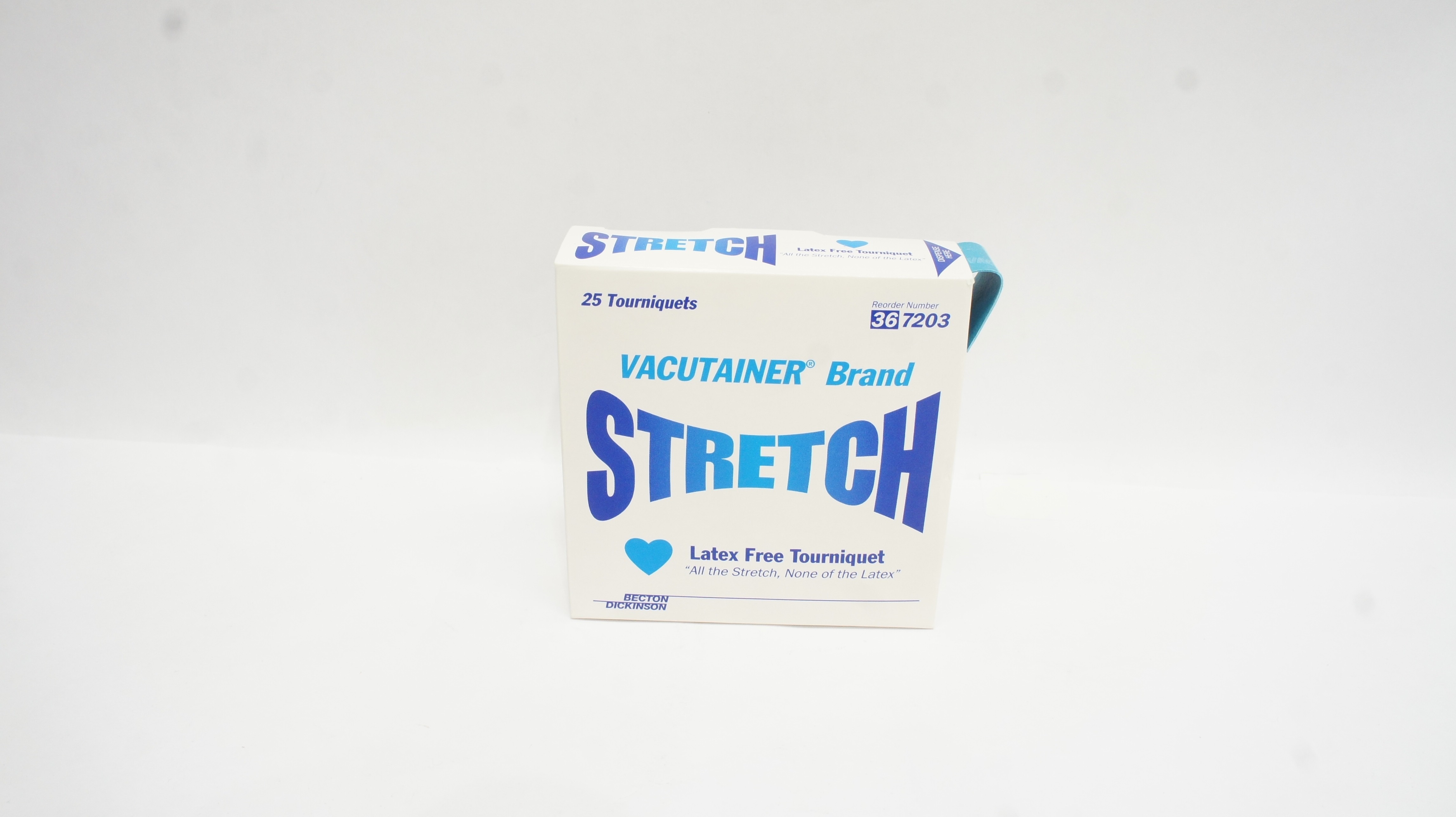 Becton Dickinson 367203 Vacutainer Stretch Latex Free Tourniquet - Box of 25