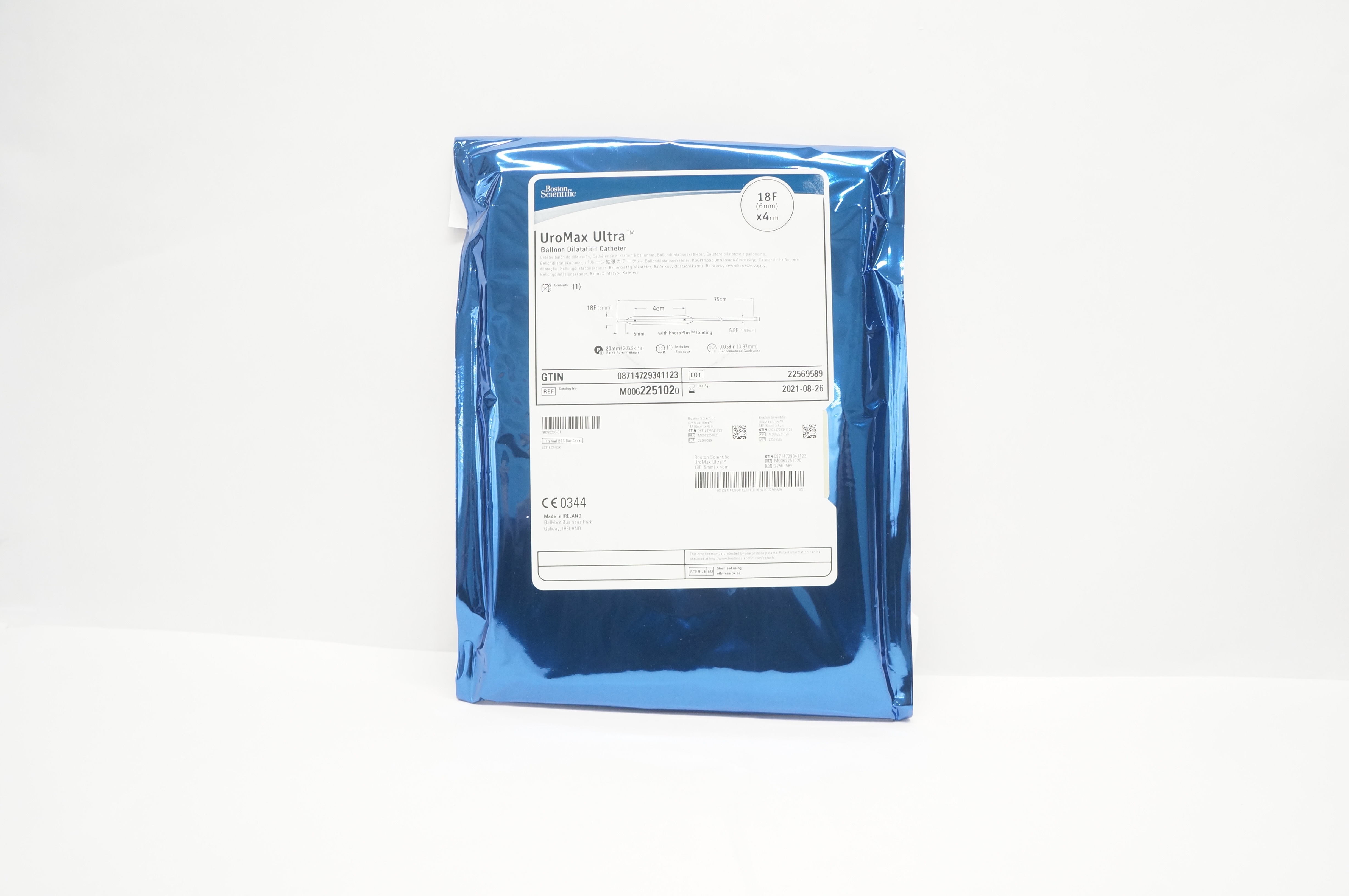 Boston Scientific 225102 UroMax Ultra Balloon Dilatation Cath.18F x 4cm (x)