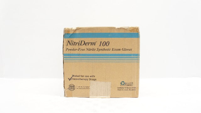 IHC 159200 NitriDerm Powder-Free Nitrile Synthetic ExamGloves, M - Case of 1000