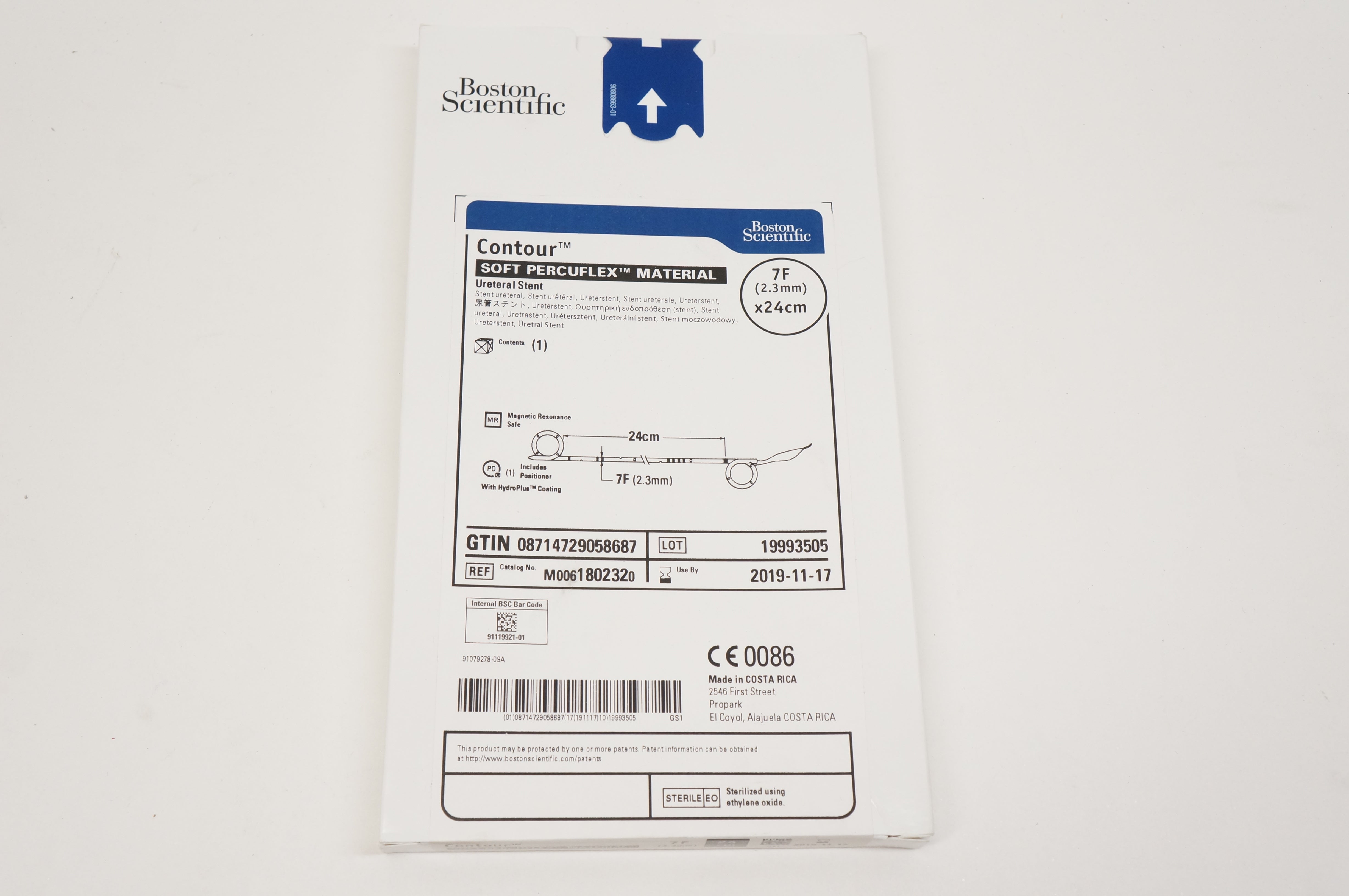 Boston Scientific 180232 Contour Soft Percuflex Material Ureteral 7F x 24cm (x)