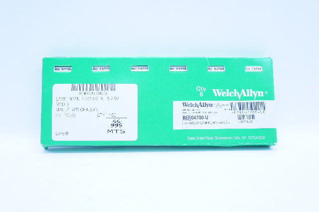 Welch Allyn 04700-U 2.5V Vacuum Lamp F/Laryngoscope - Box of 6