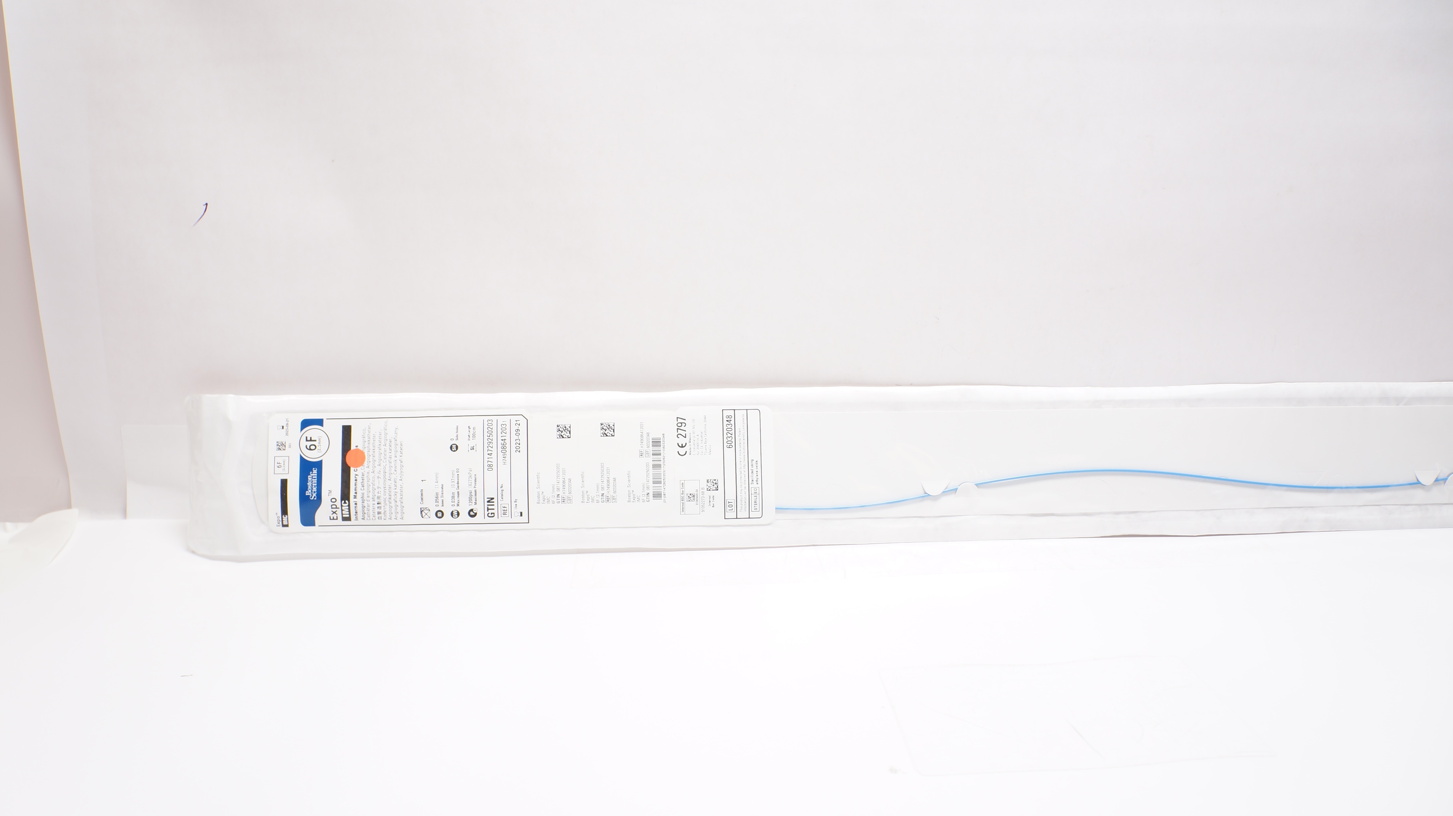 Boston Scientific 08641203 Expo IMC Angiographic Cath. 6F (x)