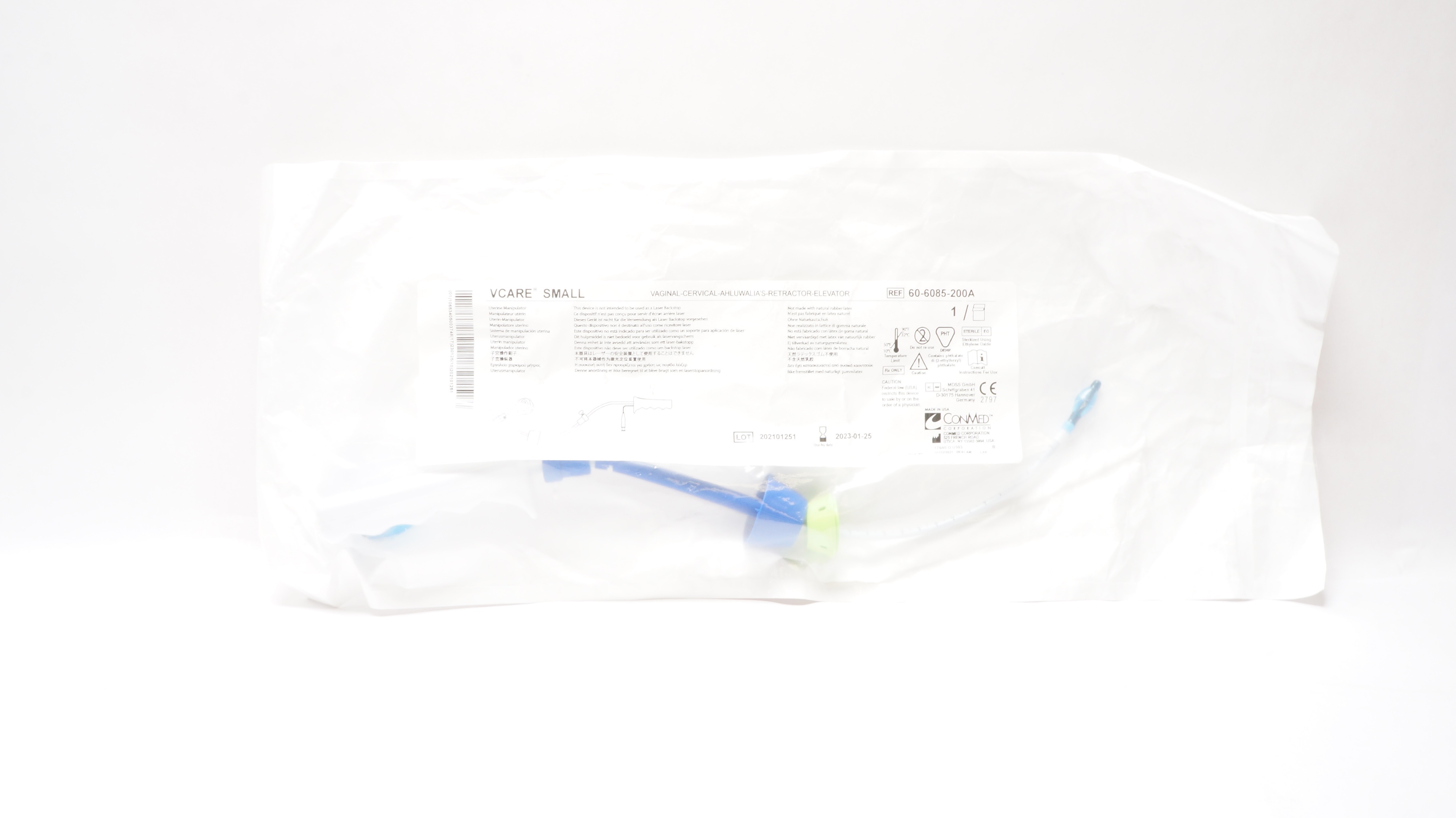 ConMed 60-6085-200A Vcare Small Uterine Manipulator (x)