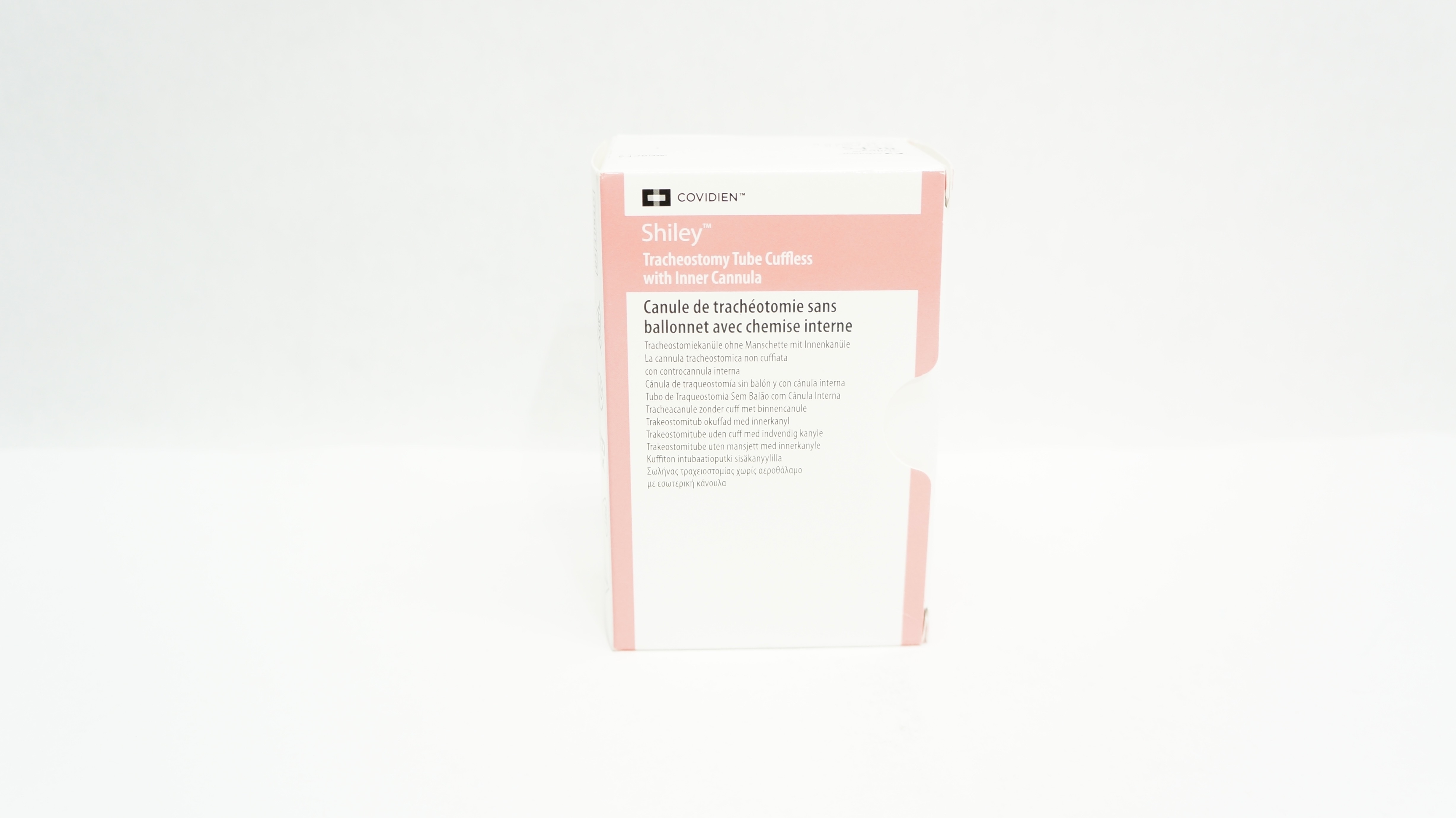 Covidien 8CFS Shiley Tracheostomy Tube Cuffless 7.6 I.D. x 12.2 O.D. x 81mm (x)