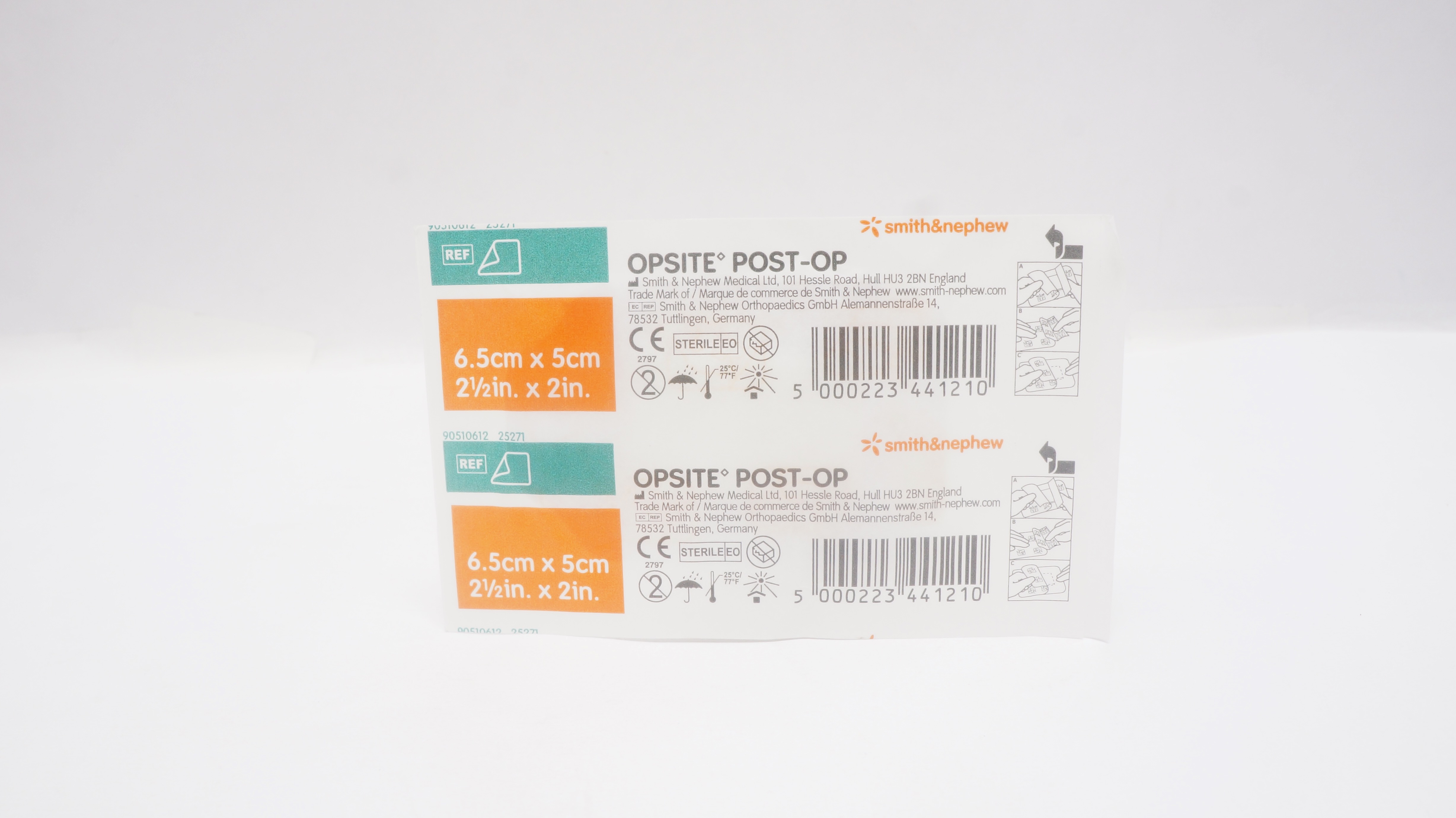 Smith&Nephew 66000708 Opsite Post-Op Dressing with Pad 2-1/2 x 2inch