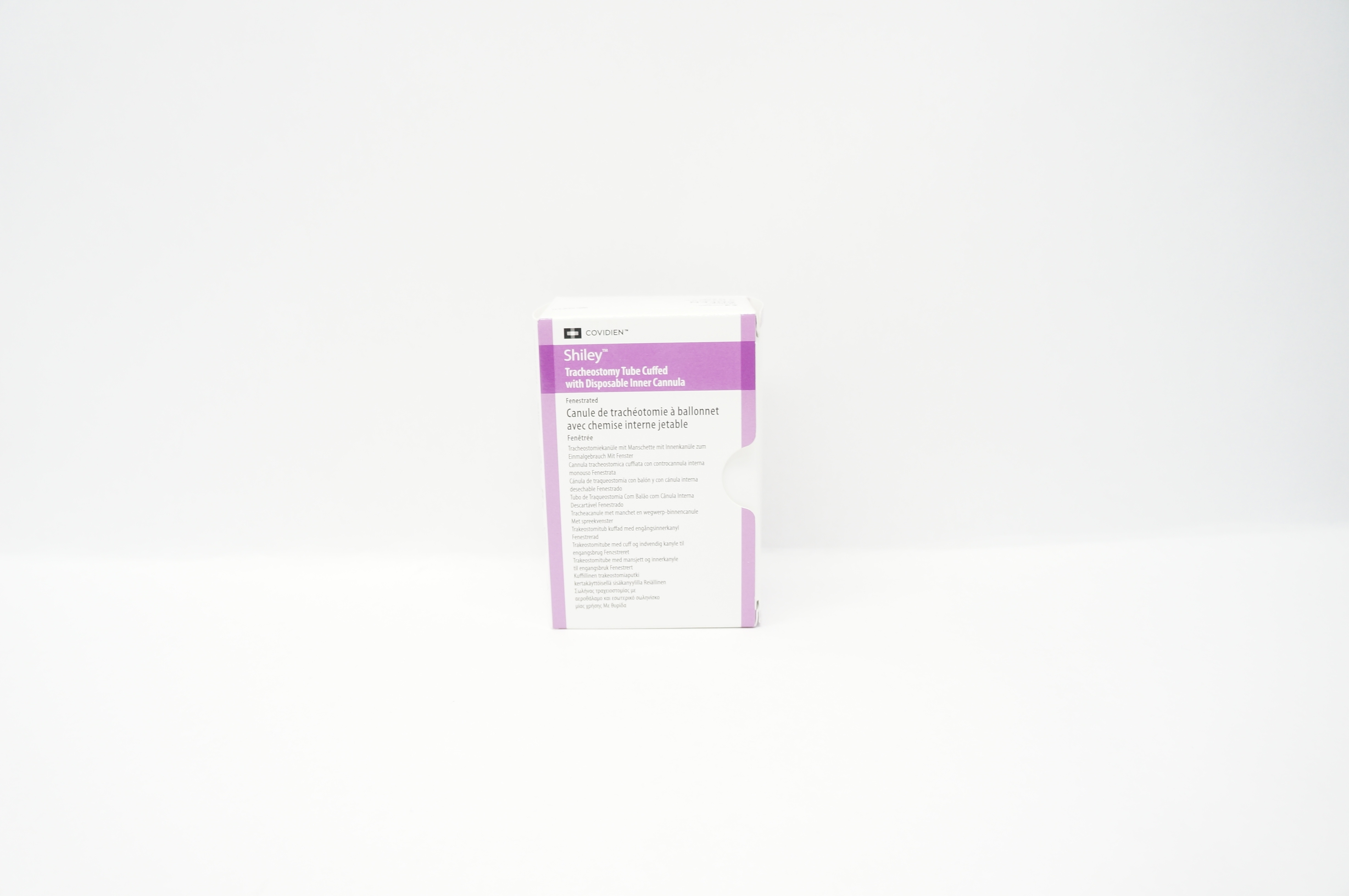Covidien 6DFEN Shiley Tracheostomy Tube Cuffed 6.4 ID x 10.8 OD x 24.0 x 74mm