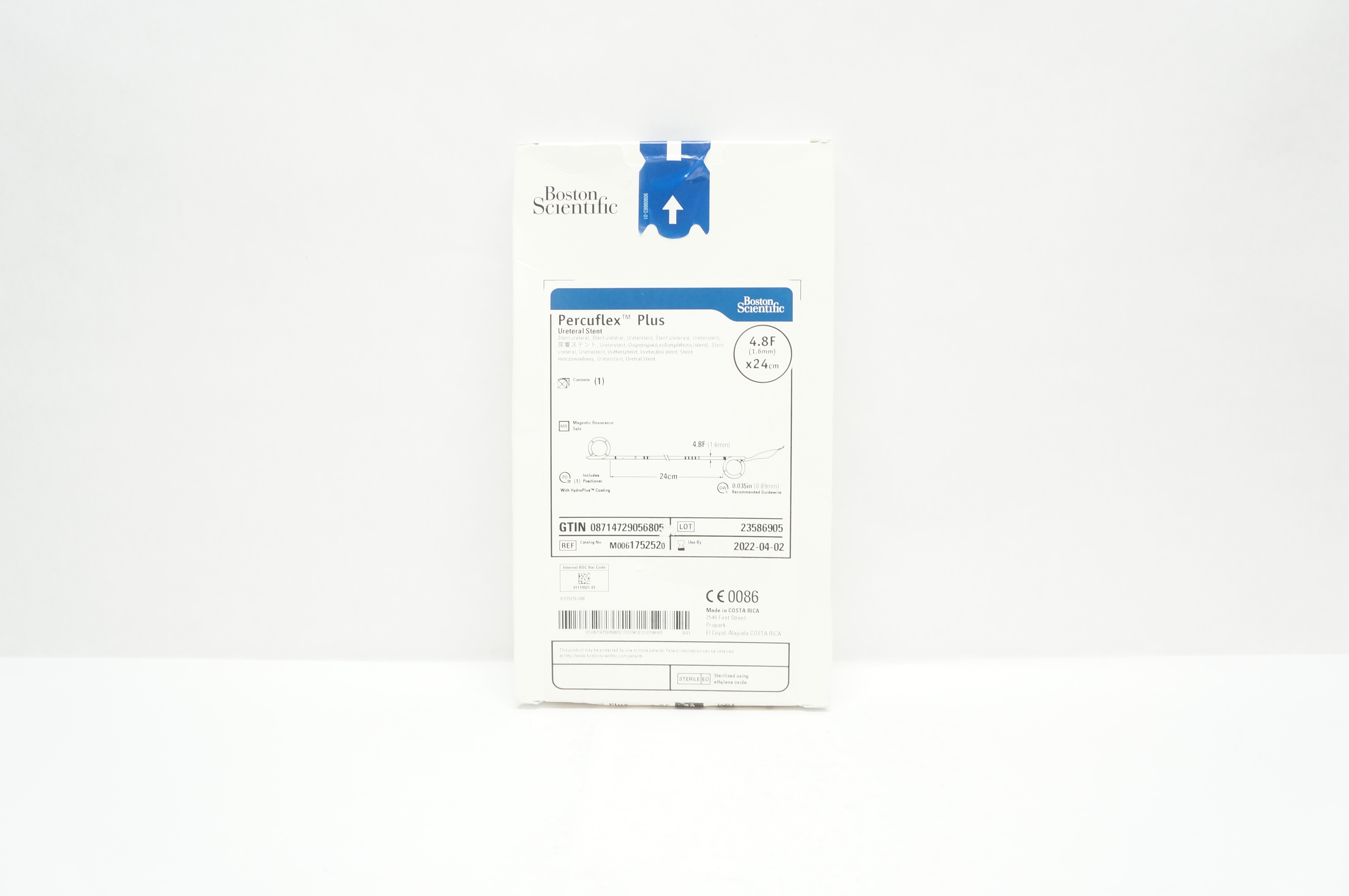 Boston Scientific 175252 Percuflex Plus Ureteral Stnt. 4.8F x 24cm (x)