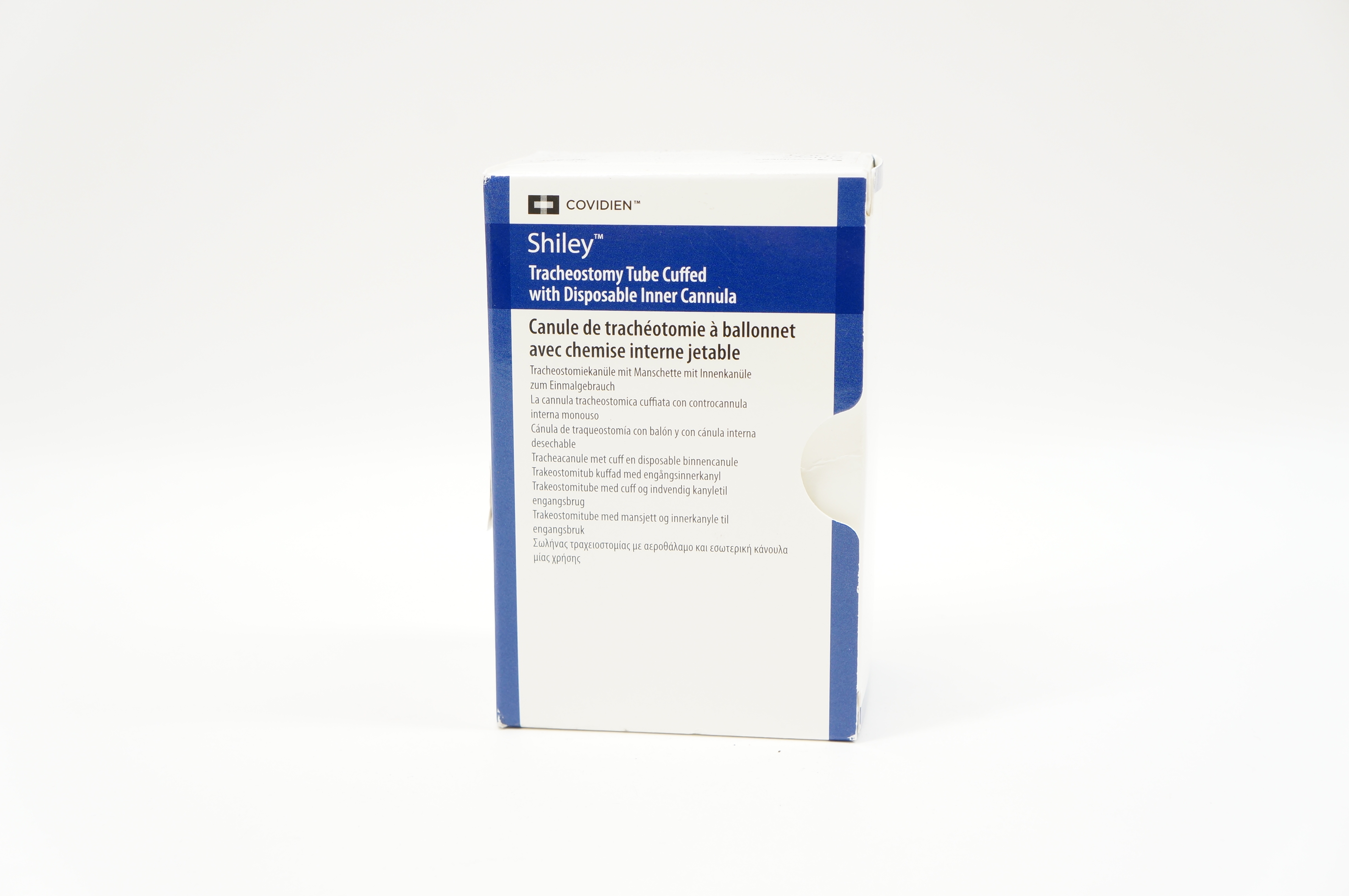 Covidien 8DCT Shiley Tracheostomy Tube Cuffed 7.6mm x 12.2mm x 27mm (x)