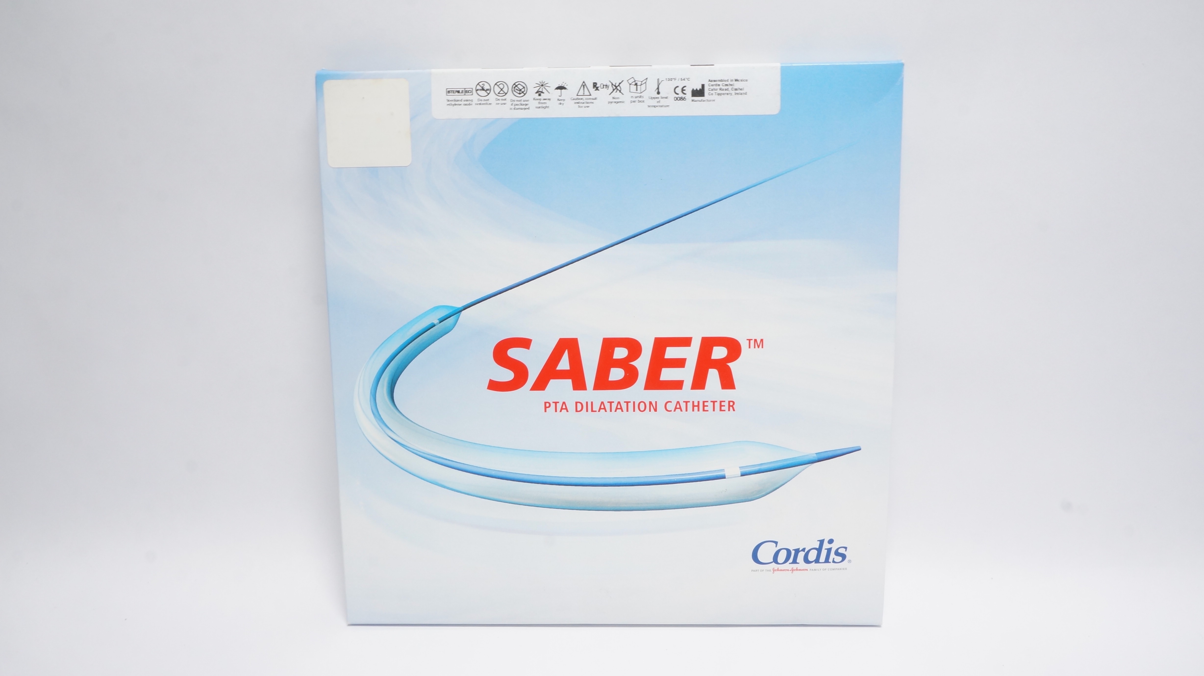 Cordis 48003004X SABER PTA Dilatation Cath. 3.0mm x 4cm x 4F (x)