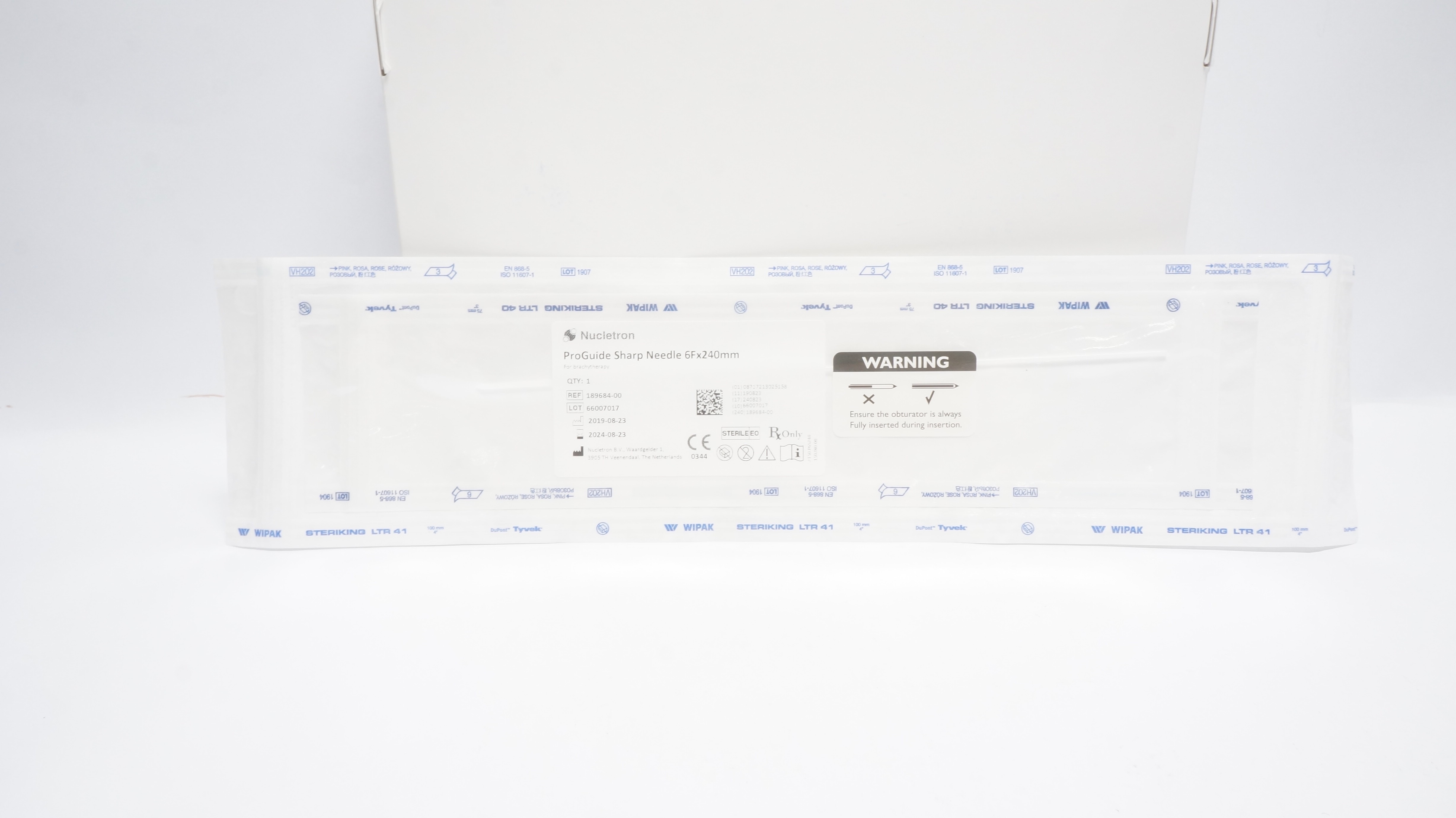Nucietron 189684-00 ProGUide Sharp Needle 6F x 240mm (x)