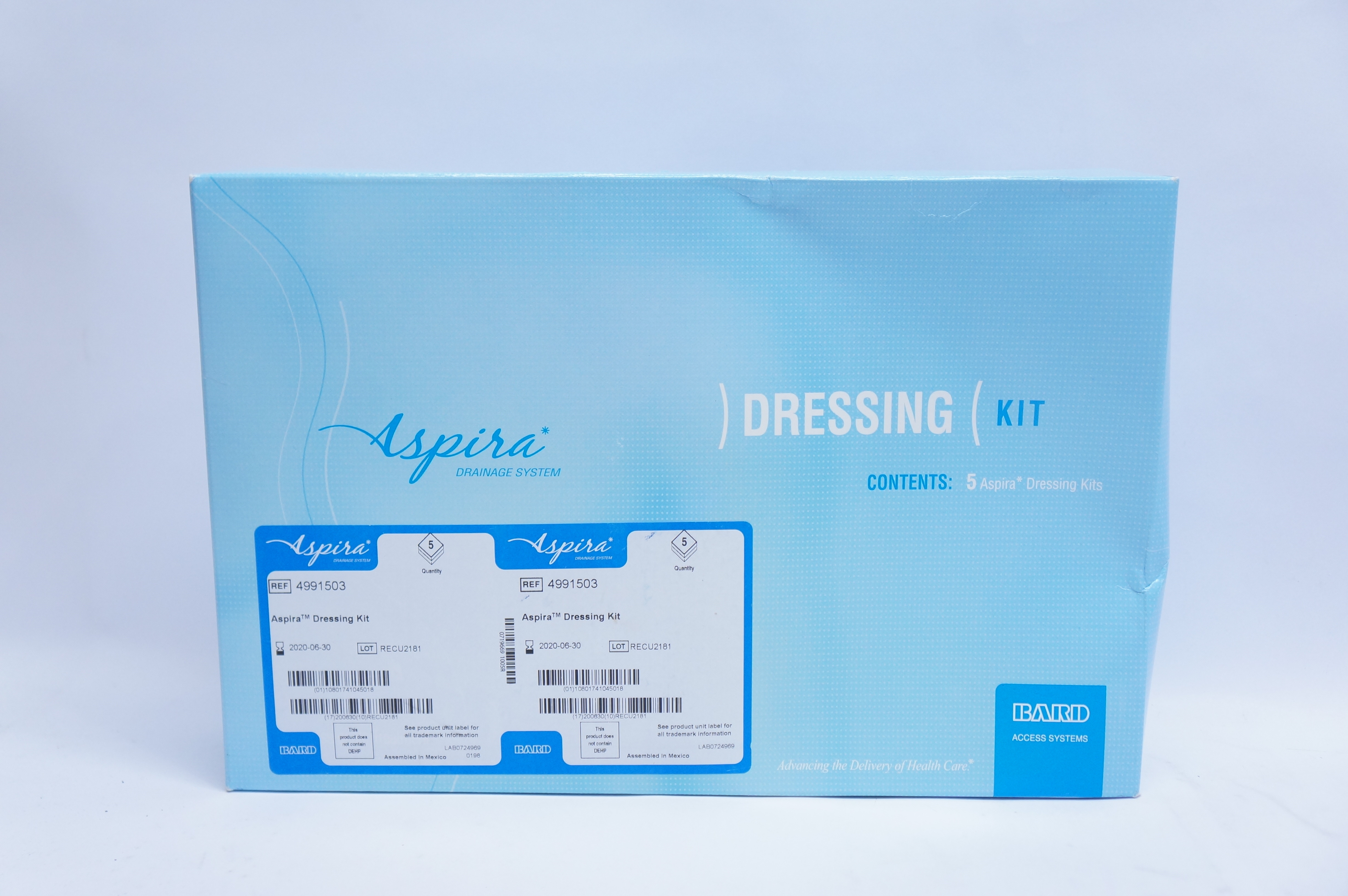 Bard 4991503 Aspira Dressing Kit (x)-Box of 5