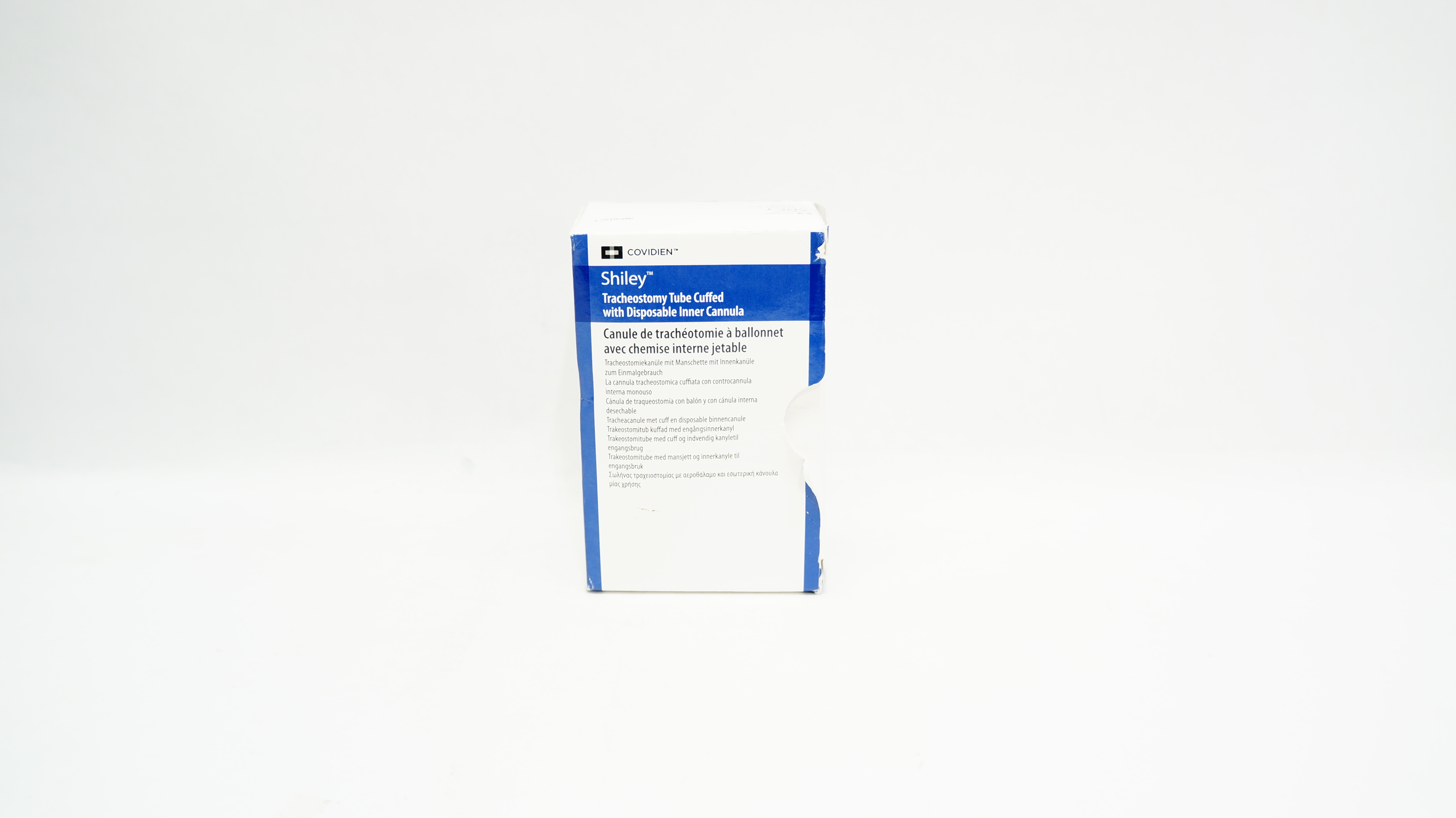 Covidien 6DCT Shiley Tracheostomy Tube Cuffed 6.4 ID x 10.8 OD x 24.0 x 74mm