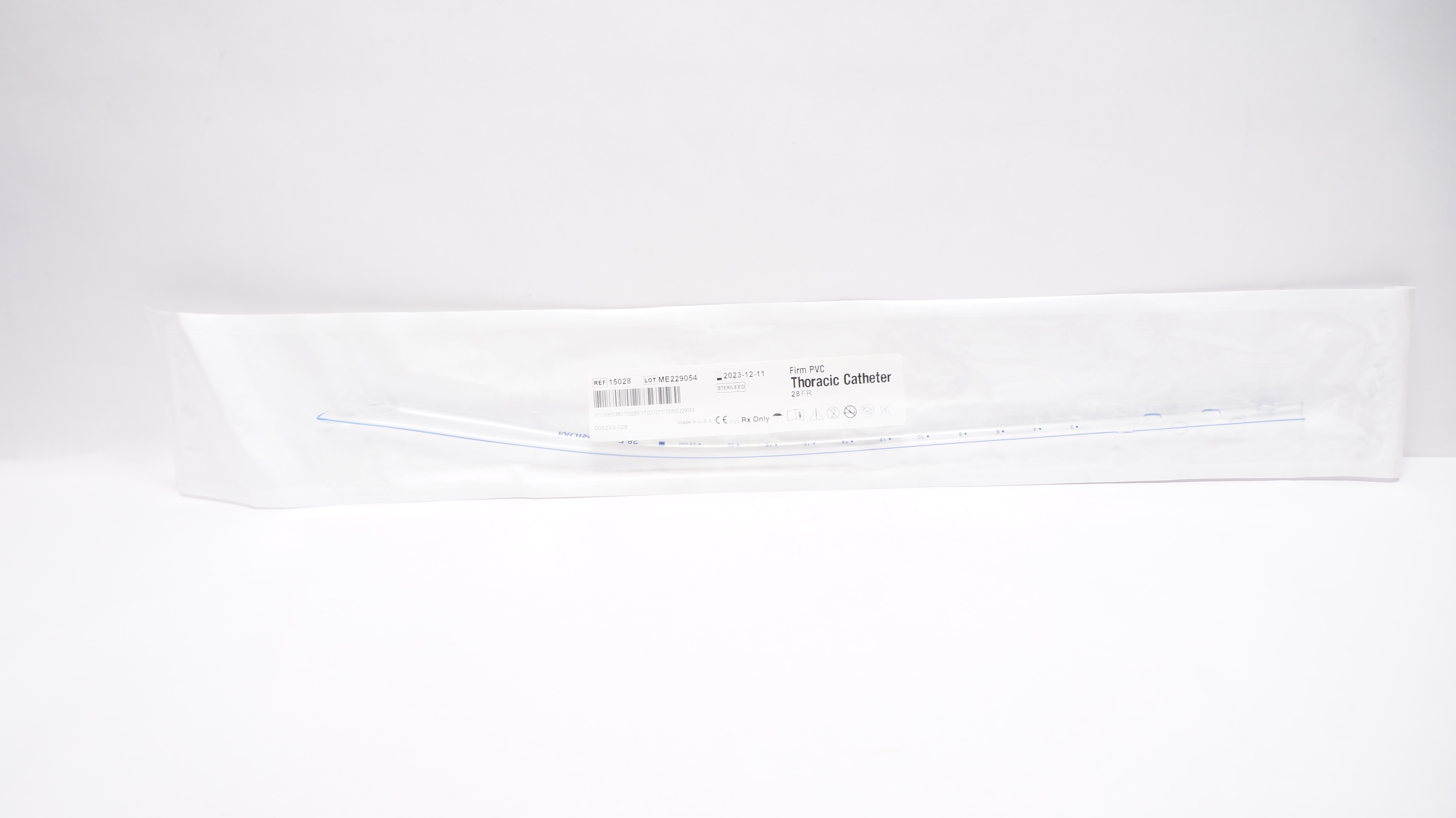 Atrium 15028 Firm PVC Thoracic Cath. 28Fr. (x)
