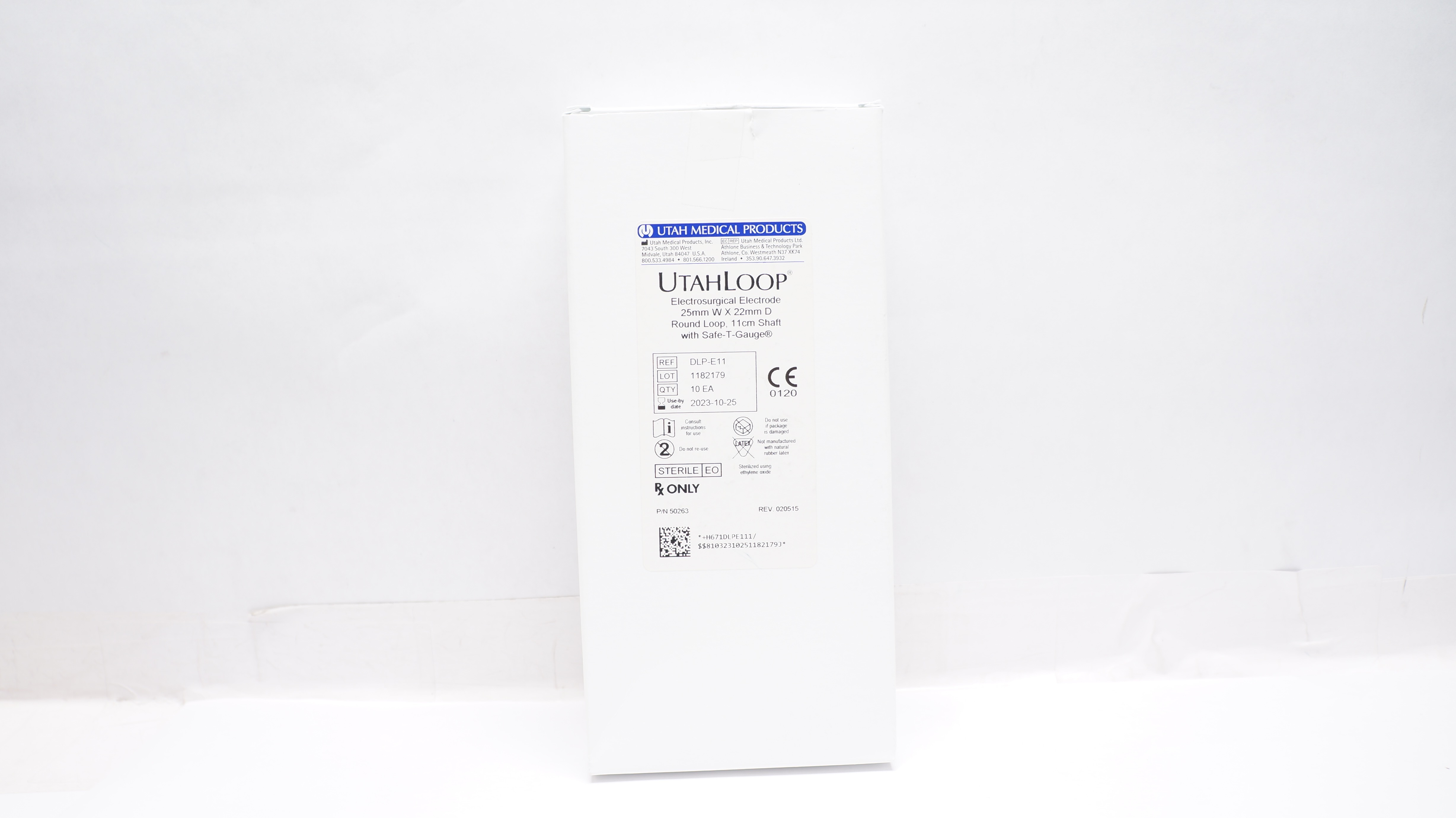 Utah Medical DLP-E11 UtahLoop Electrosurgical Electrode 25 x 22mm (x) -Box of 10