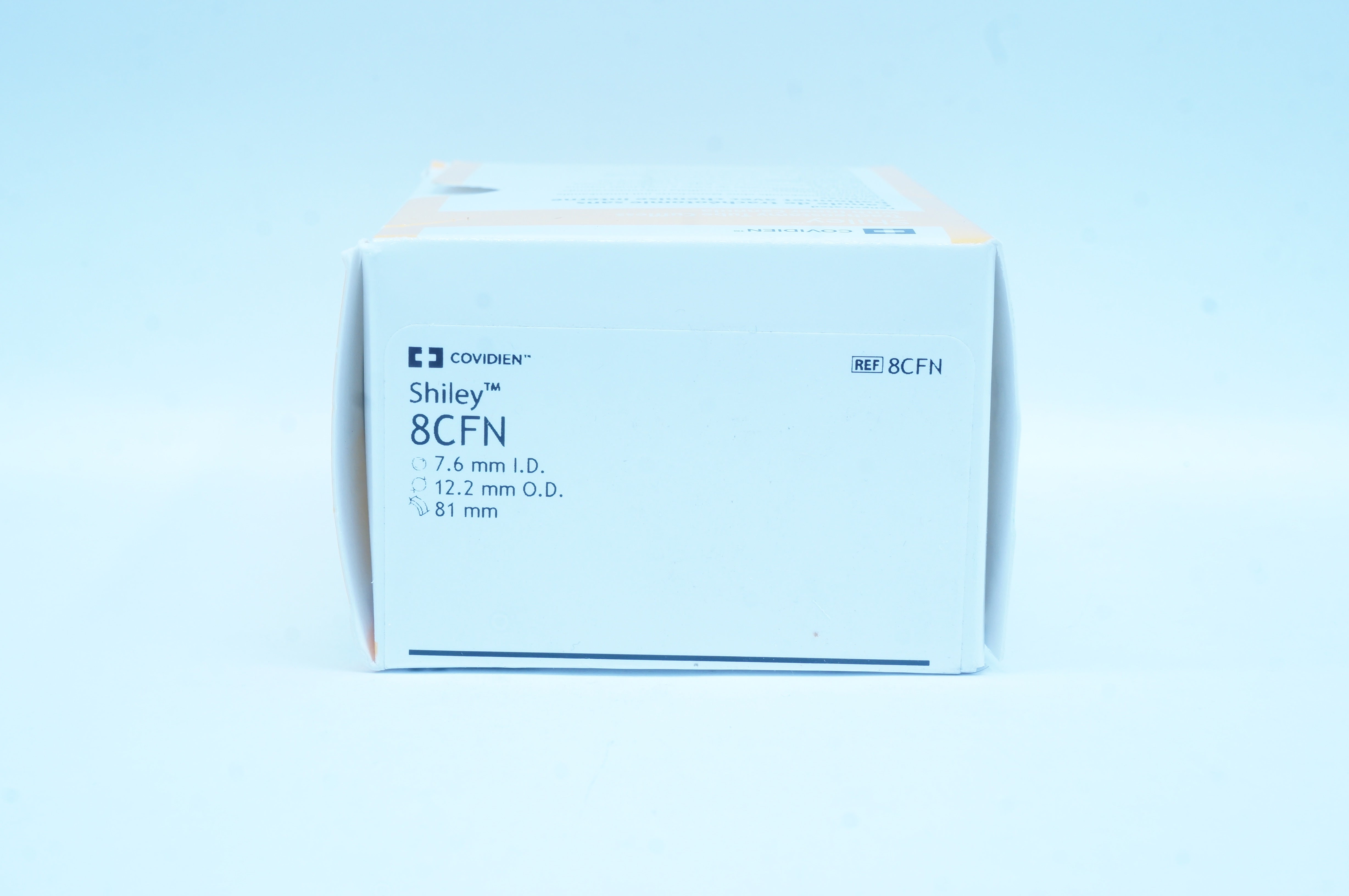 Covidien 8CFN Shiley Tracheostomy Tube Cuffless 7.6 I.D. x 12.2 O.D. x 81mm (x)
