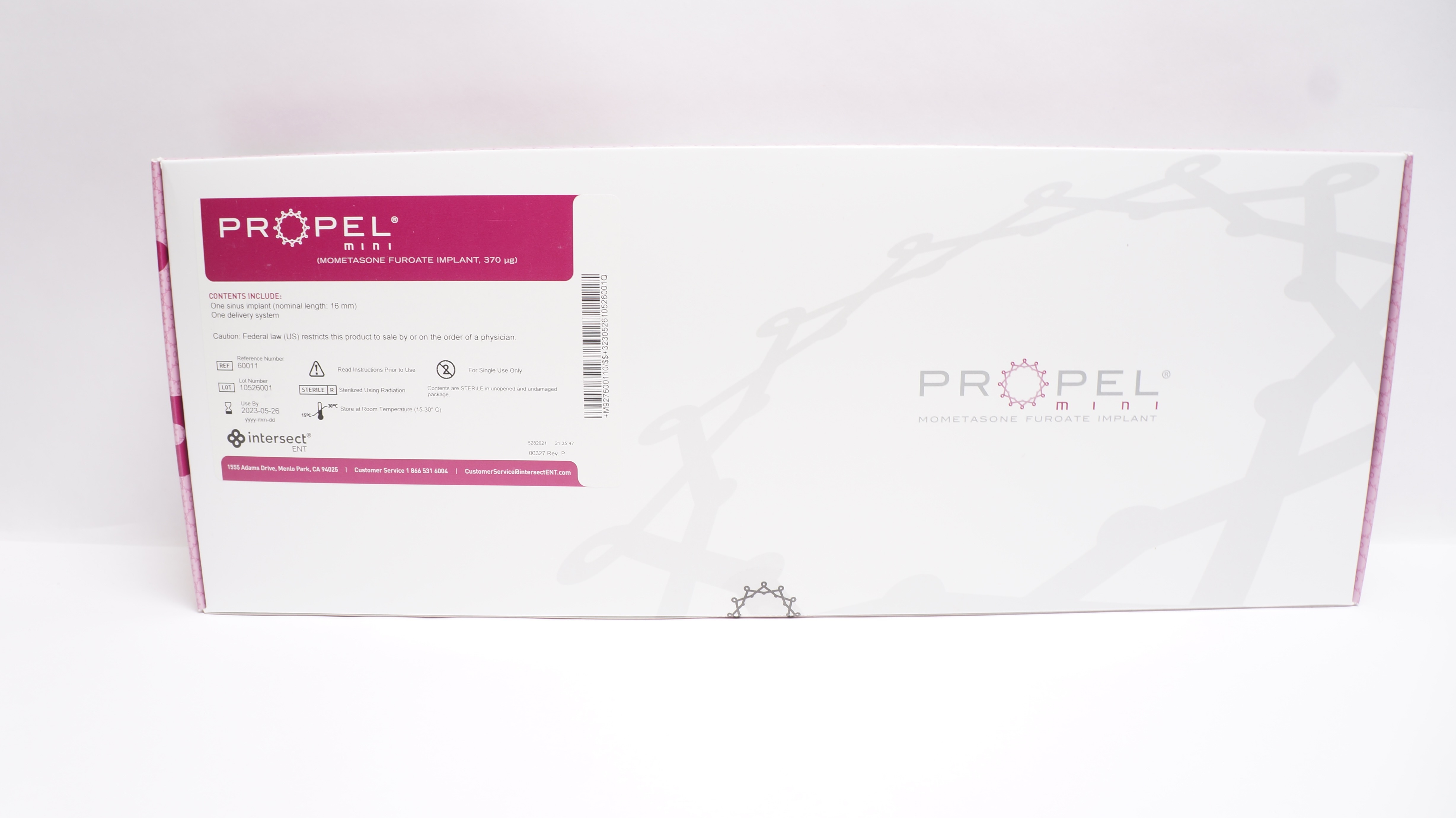 Intersect 60011 Propel mini Mometasone Furoate Implant 370µg (x)