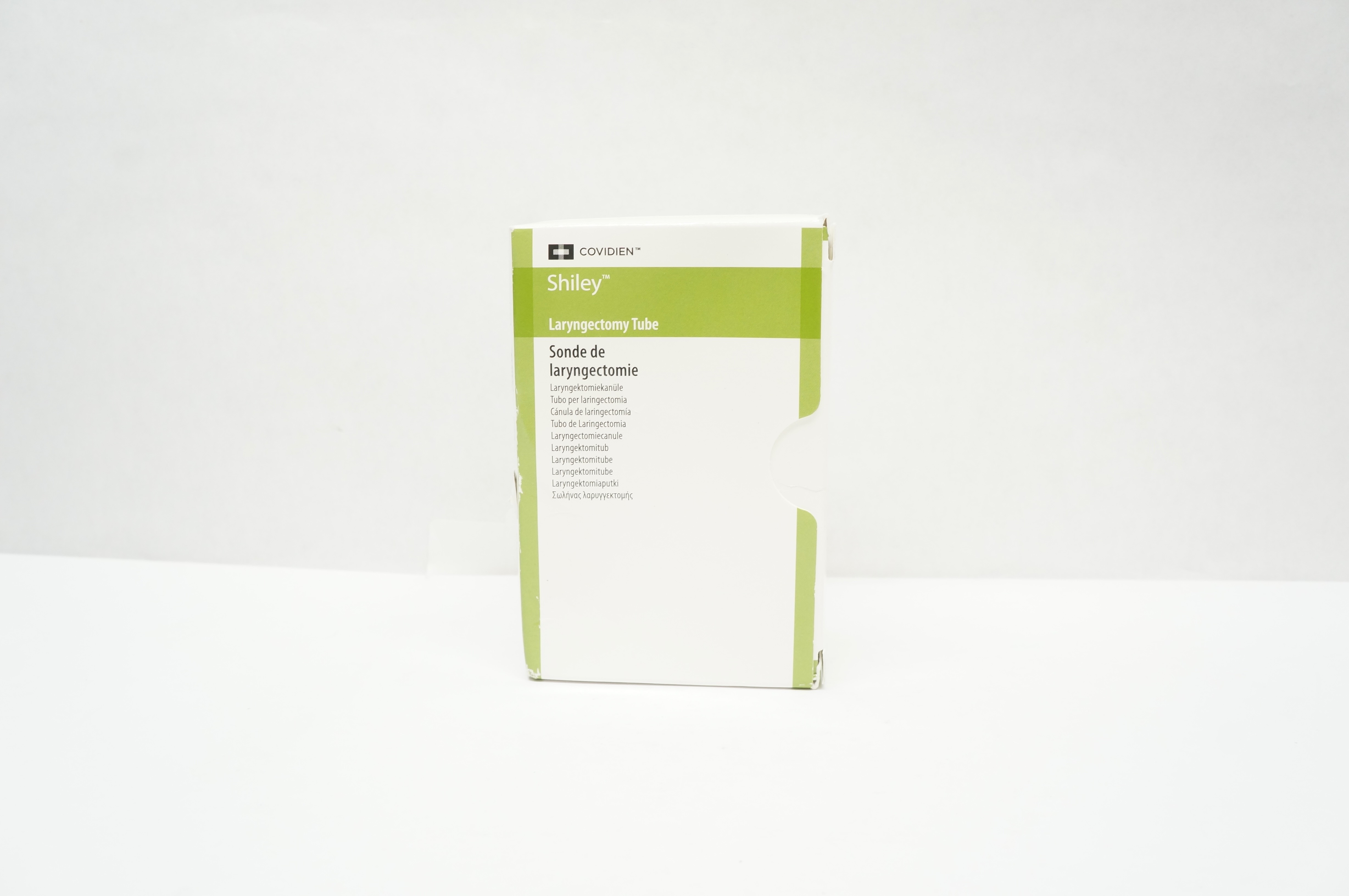 Covidien 8LGT Shiley Laryngectomy Tube 7.6mm I.D. x 12.6mm O.D. x 50mm (x)
