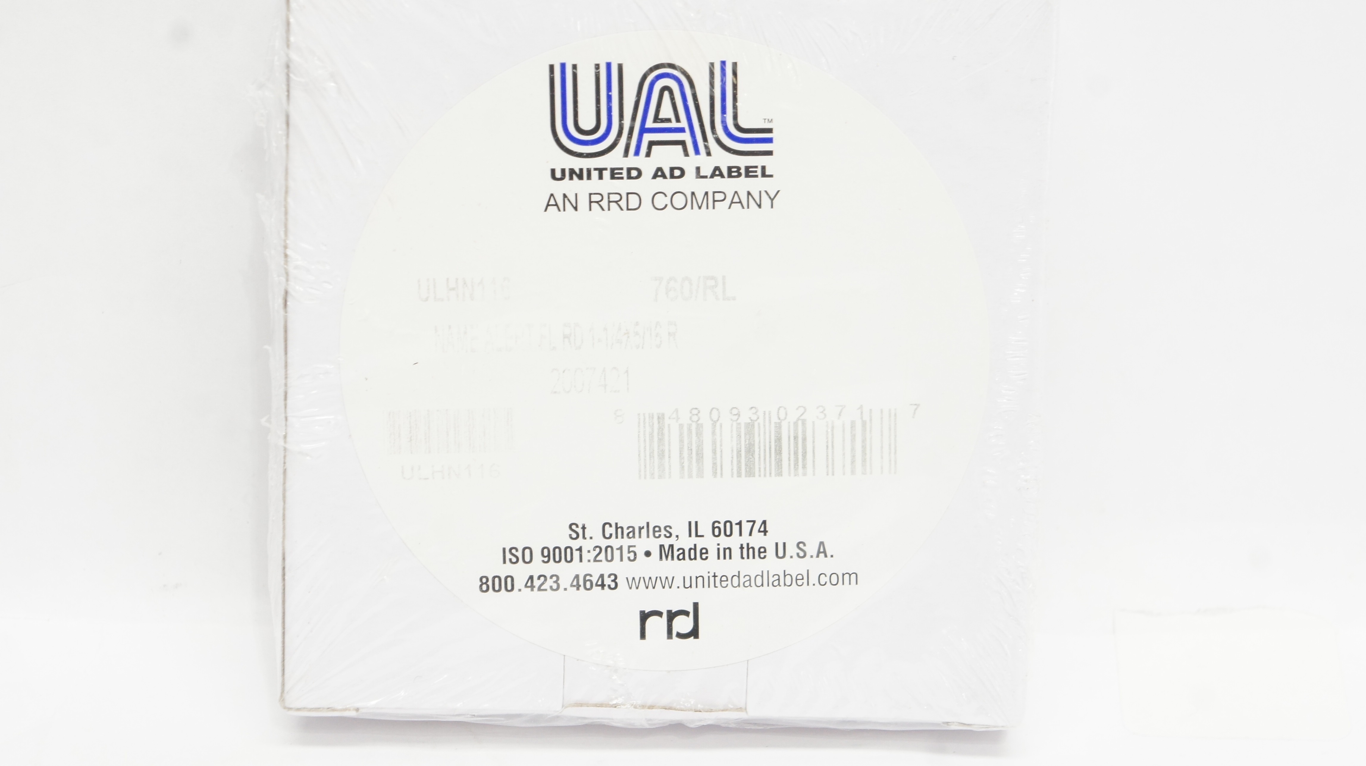 United Ad Label ULHN116 Pre-Printed Alert Label 1-1/4inch x 5/16inch