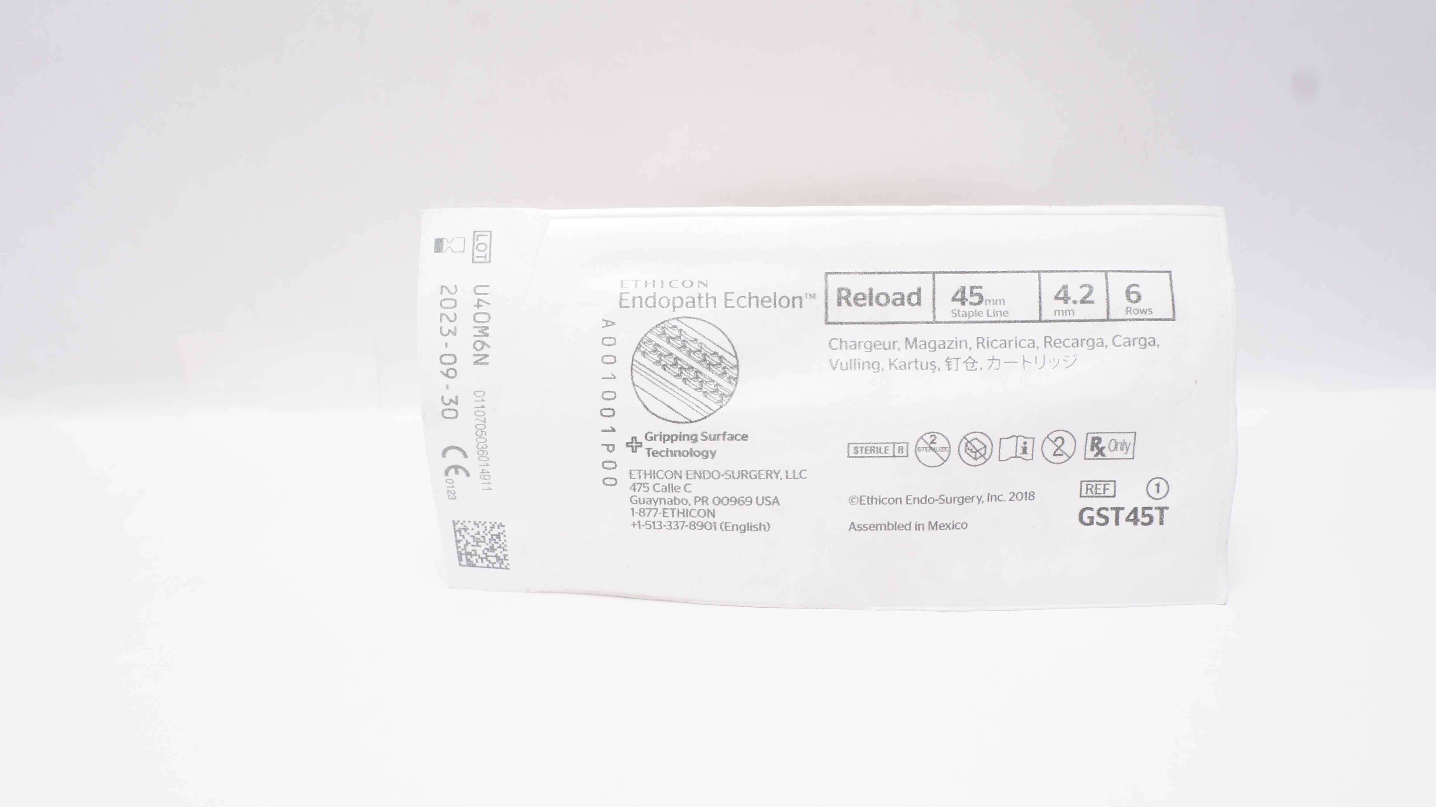 Ethicon GST45T Echelon Endopath Reload 45mm Staple Line 4.2mm 6 Rows (x)