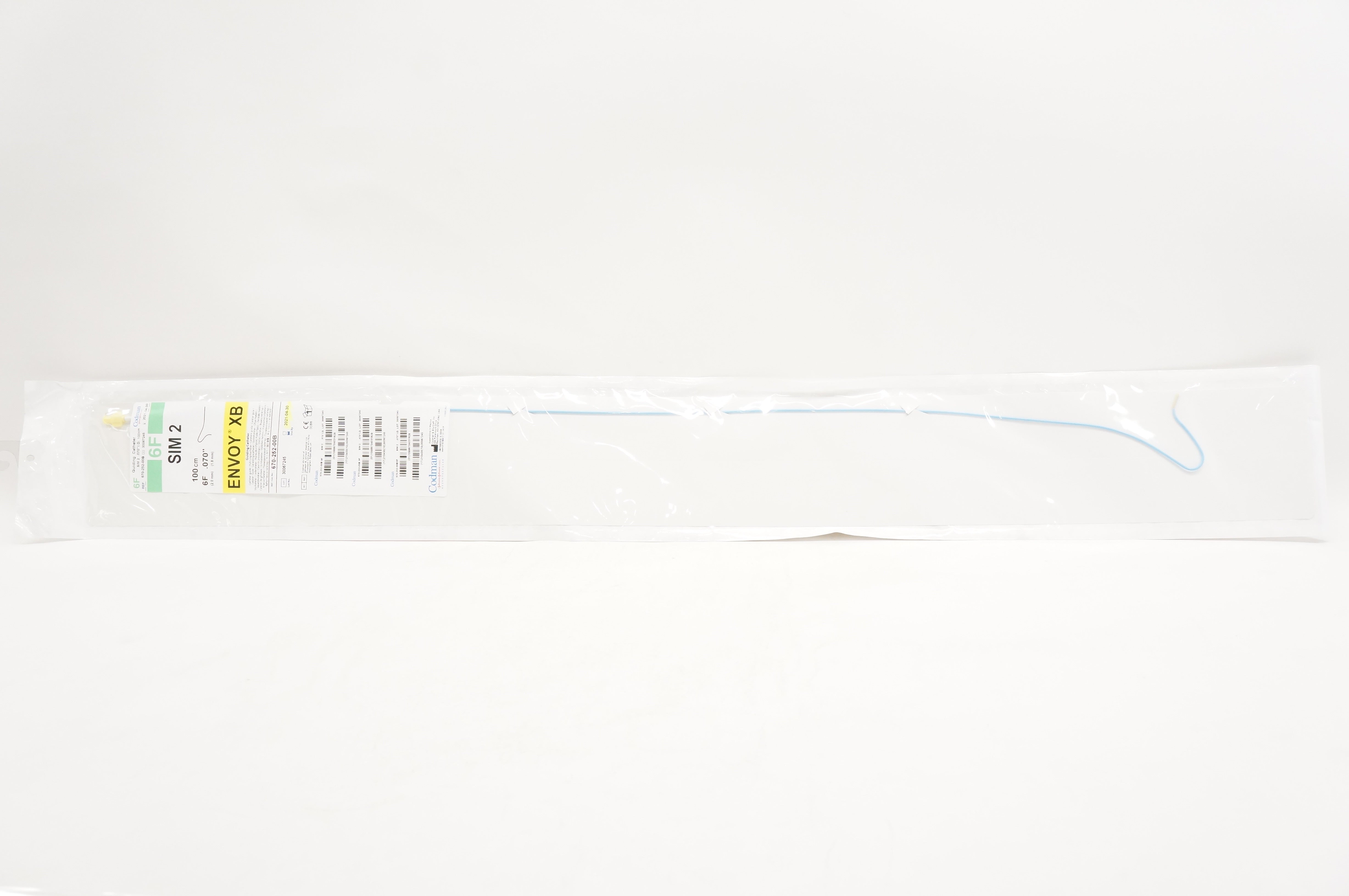 Codman 670-252-00B Envoy XB Guiding Cath. SIM2, 6F x 0.070inch x 100cm (x)