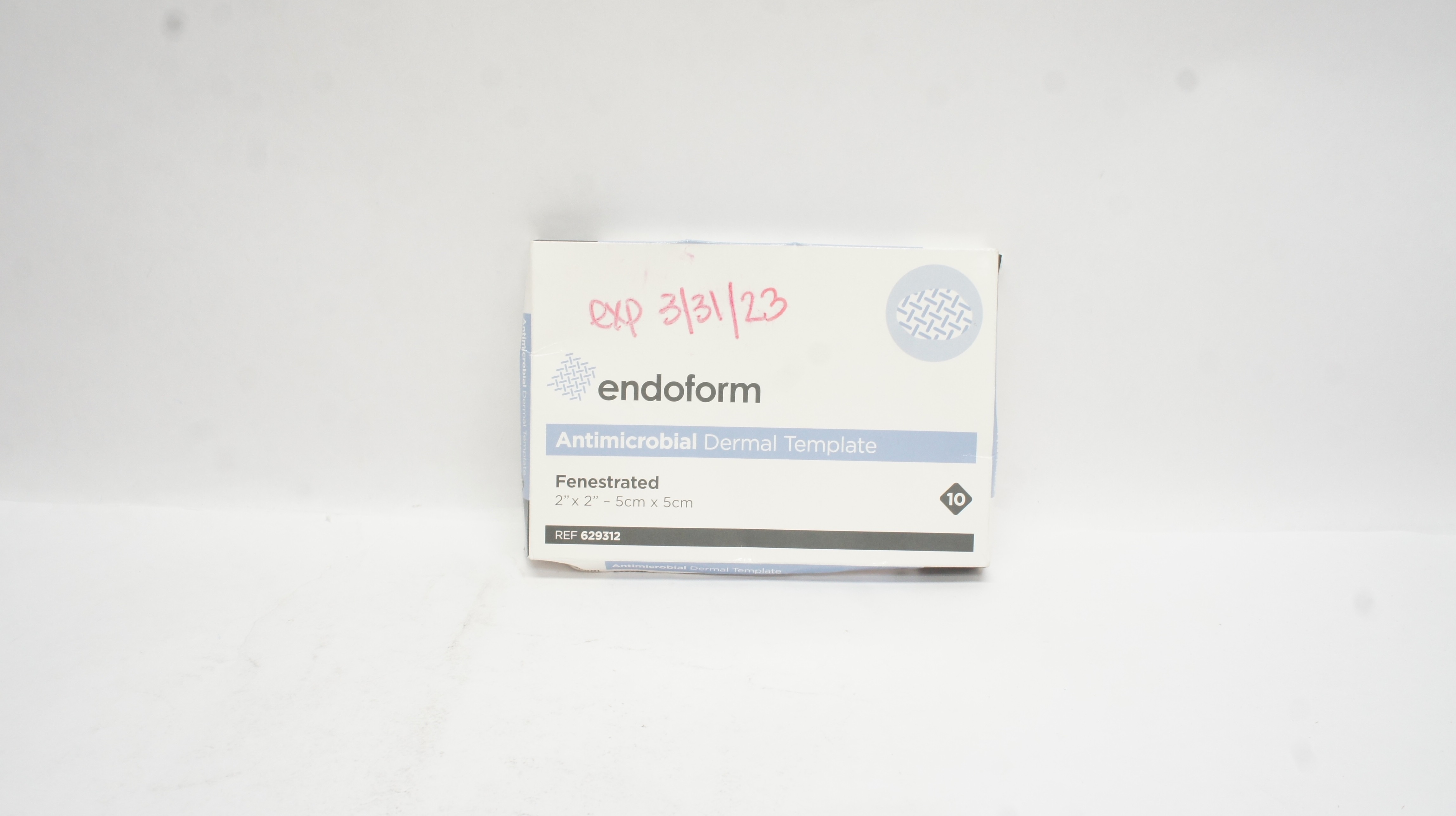 Aroa Biosurgery 629312 Antimicrobial Dermal Template 2 x 2inch (x) - Box of 5