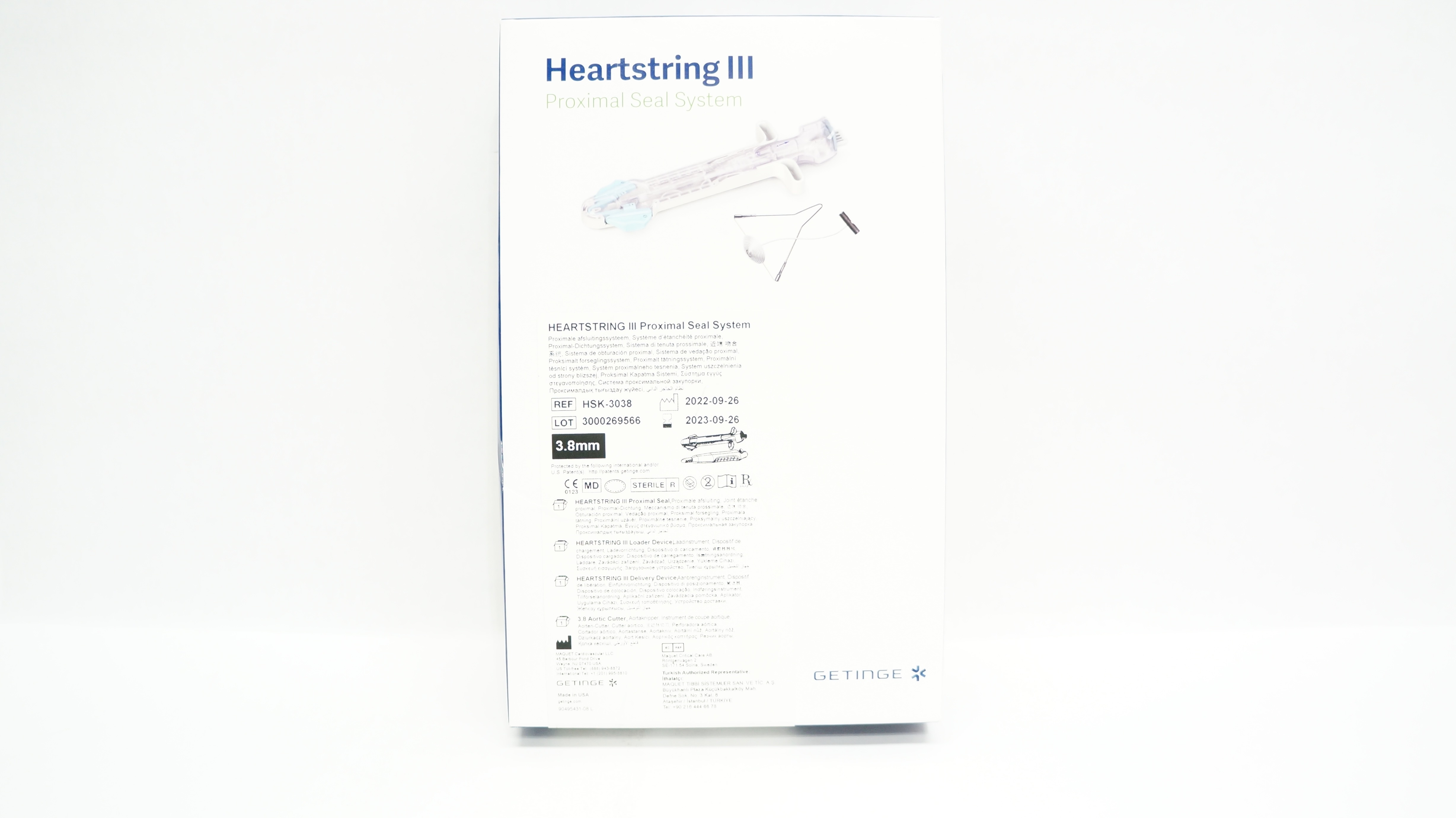 Maquet HSK-3038 HEARTSTRING III Proximal Seal System 3.8 mm (x)