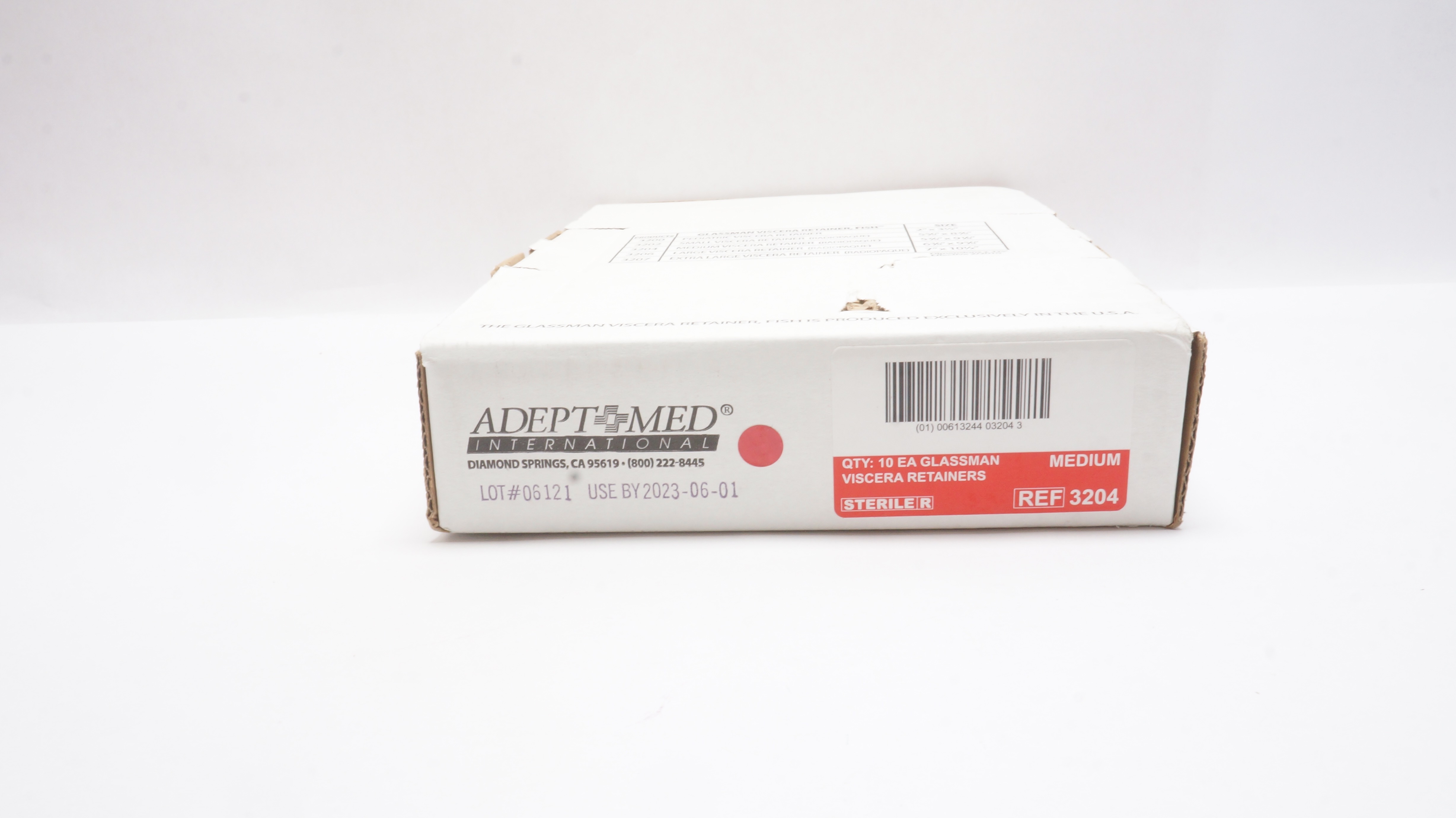 Adept-Med 3204 Glassman Viscera Retainer Fish, Medium 5-7/8 x 9-1/8inch (x)