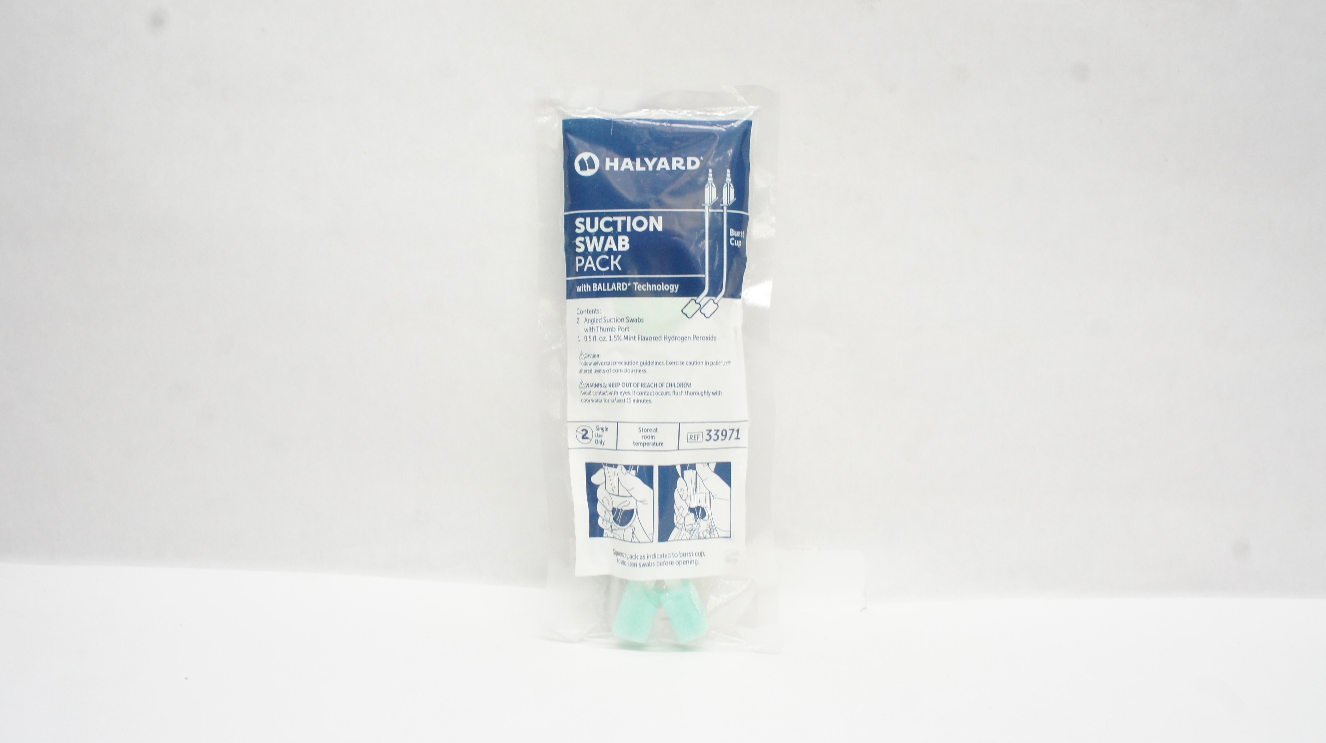 Halyard 33971 Suction Swab Pack With Ballard Technology (x)