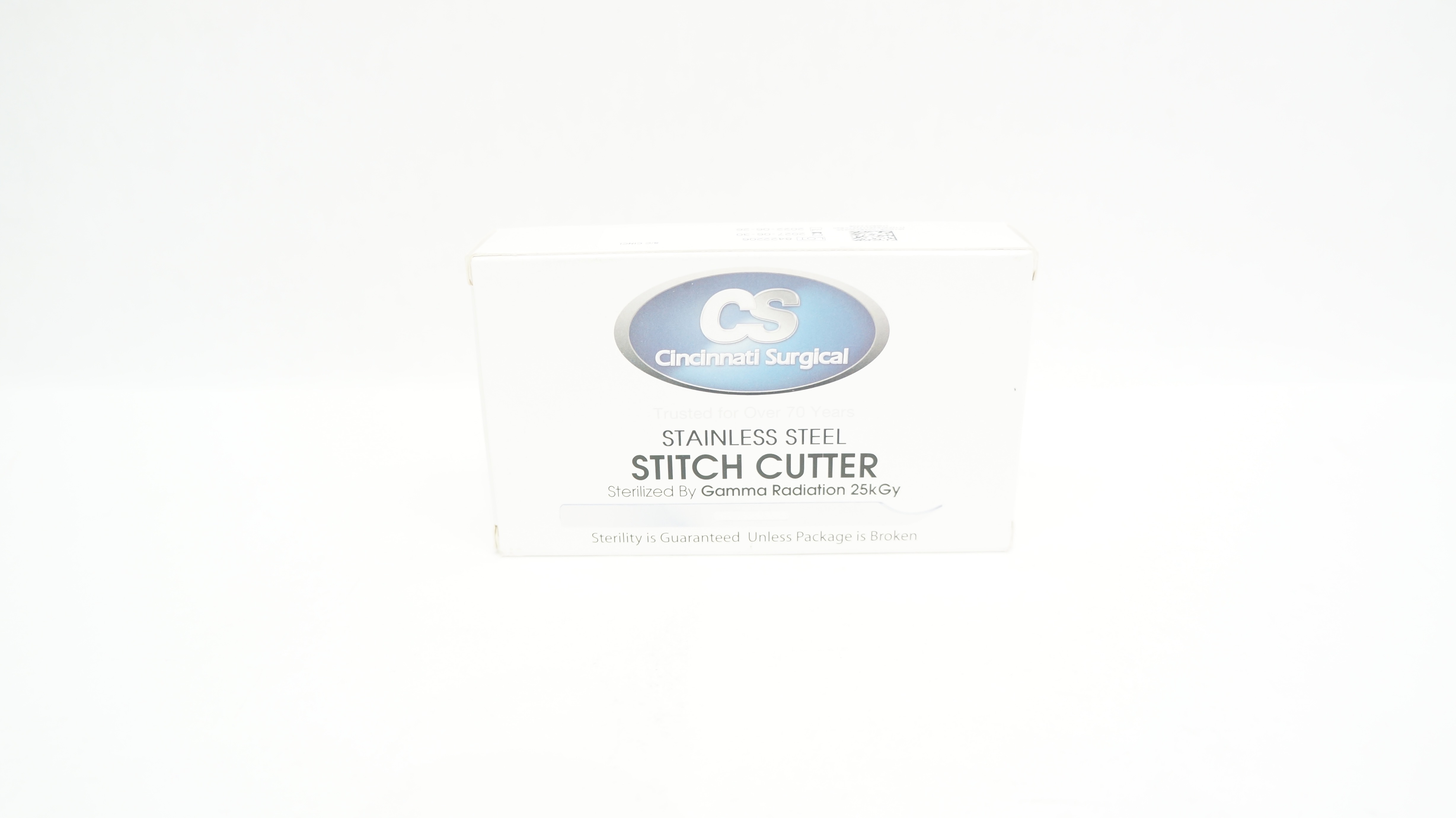 Cincinnati Surgical 44 Stainless Steel Stitch Cutter - Box of 100