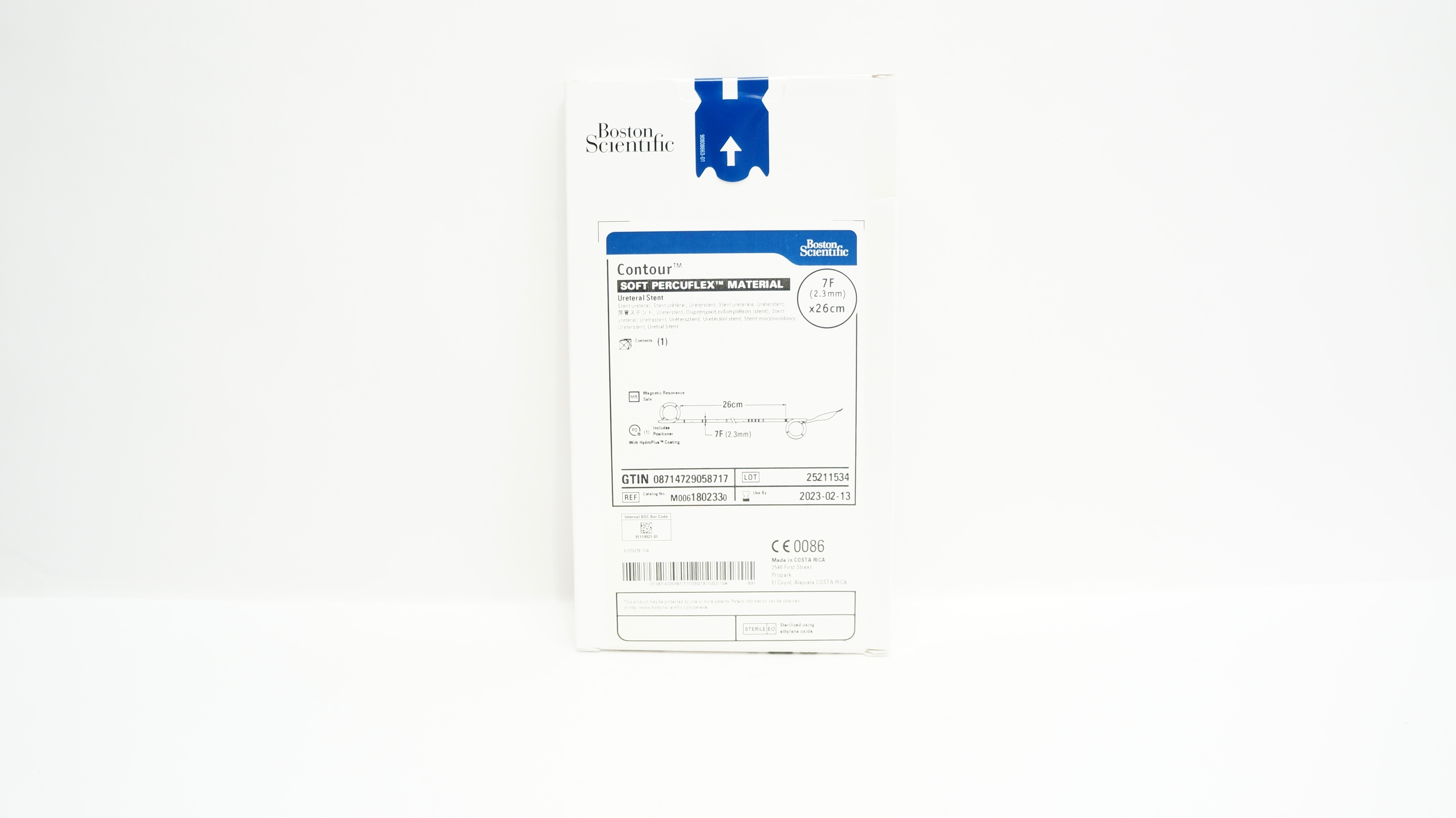 Boston Scientific M0061802330 Contour Ureteral Stnt 7F x 26cm (x)