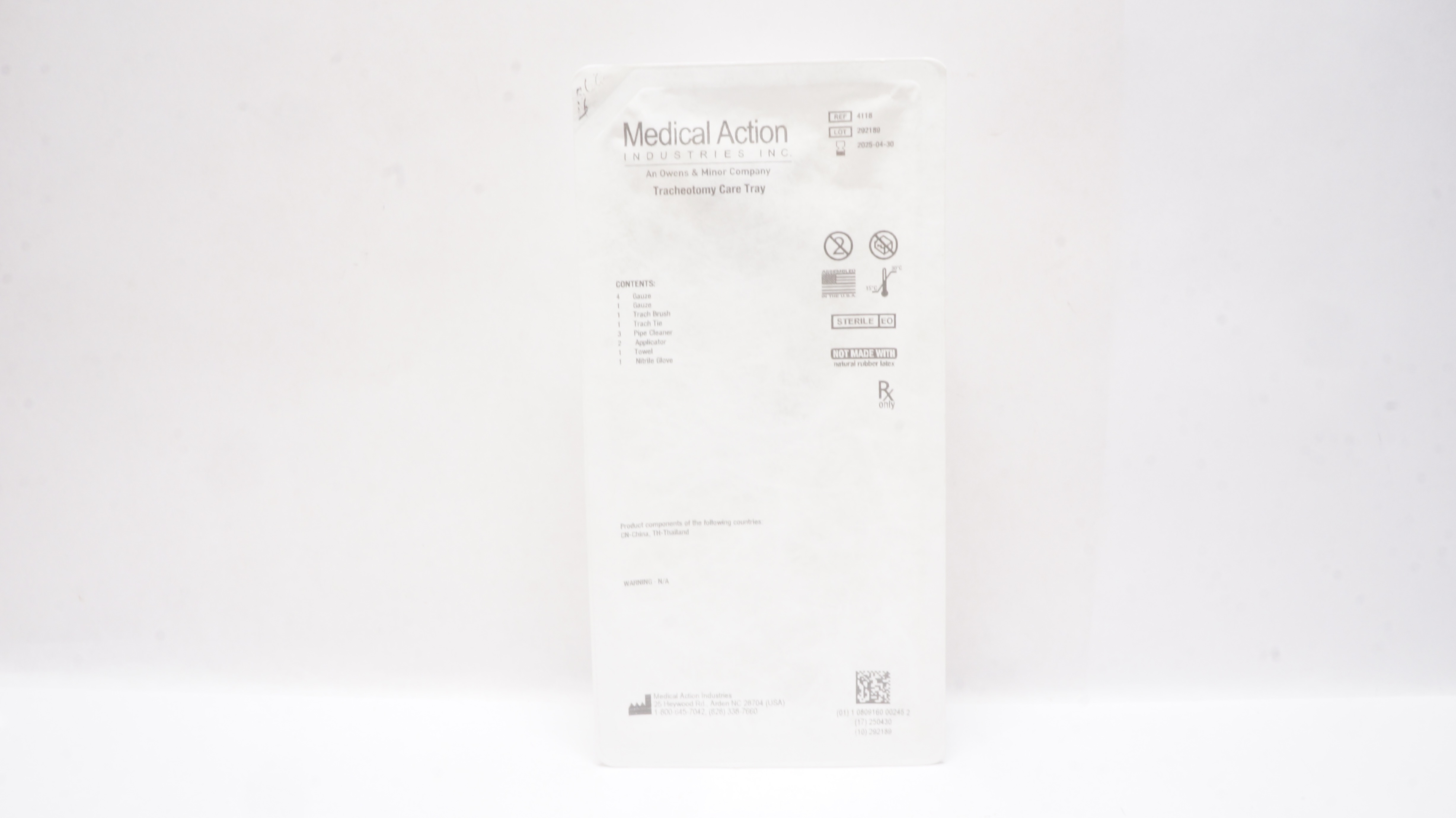 Medical Action 4118 Tracheostomy Care Tray