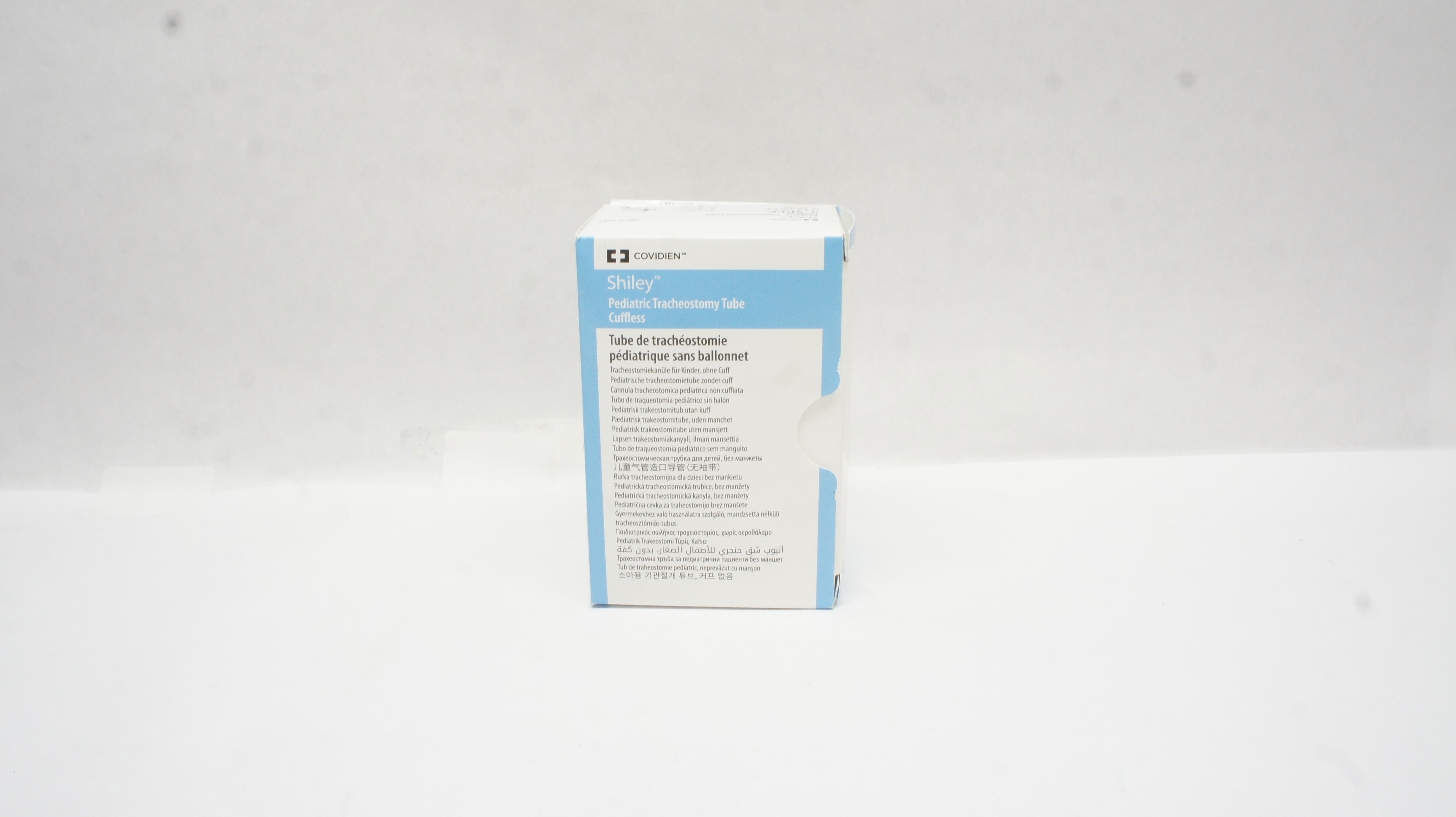 Covidien 5.5PEF Shiley Cuffless Pediatric Tracheostomy Tube 5.5 x 7.9 x 46mm