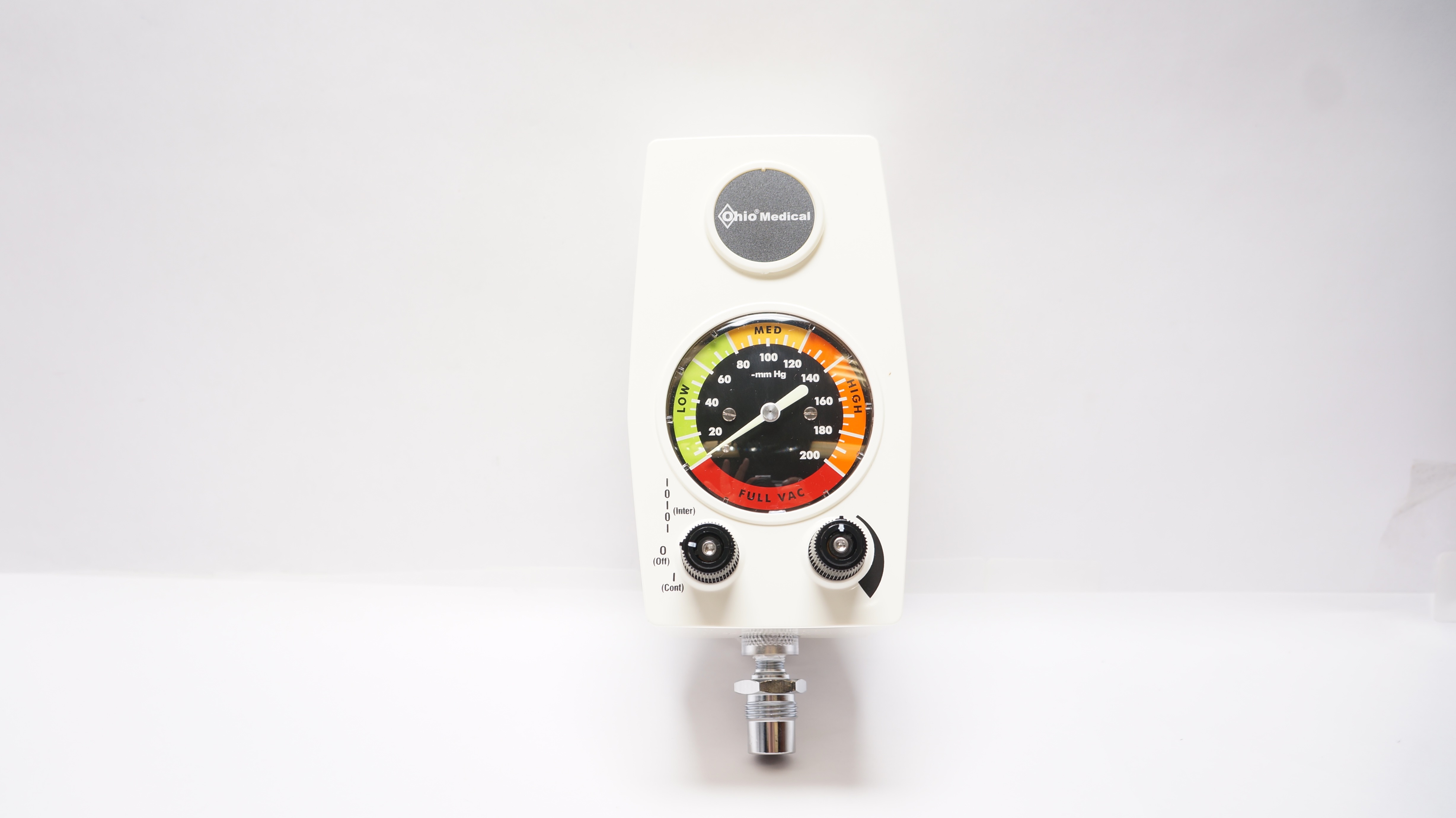 Ohio Medical LSAC02103 Model LISA Vacuum Regulator, Intermittent, 200mmHG Analog