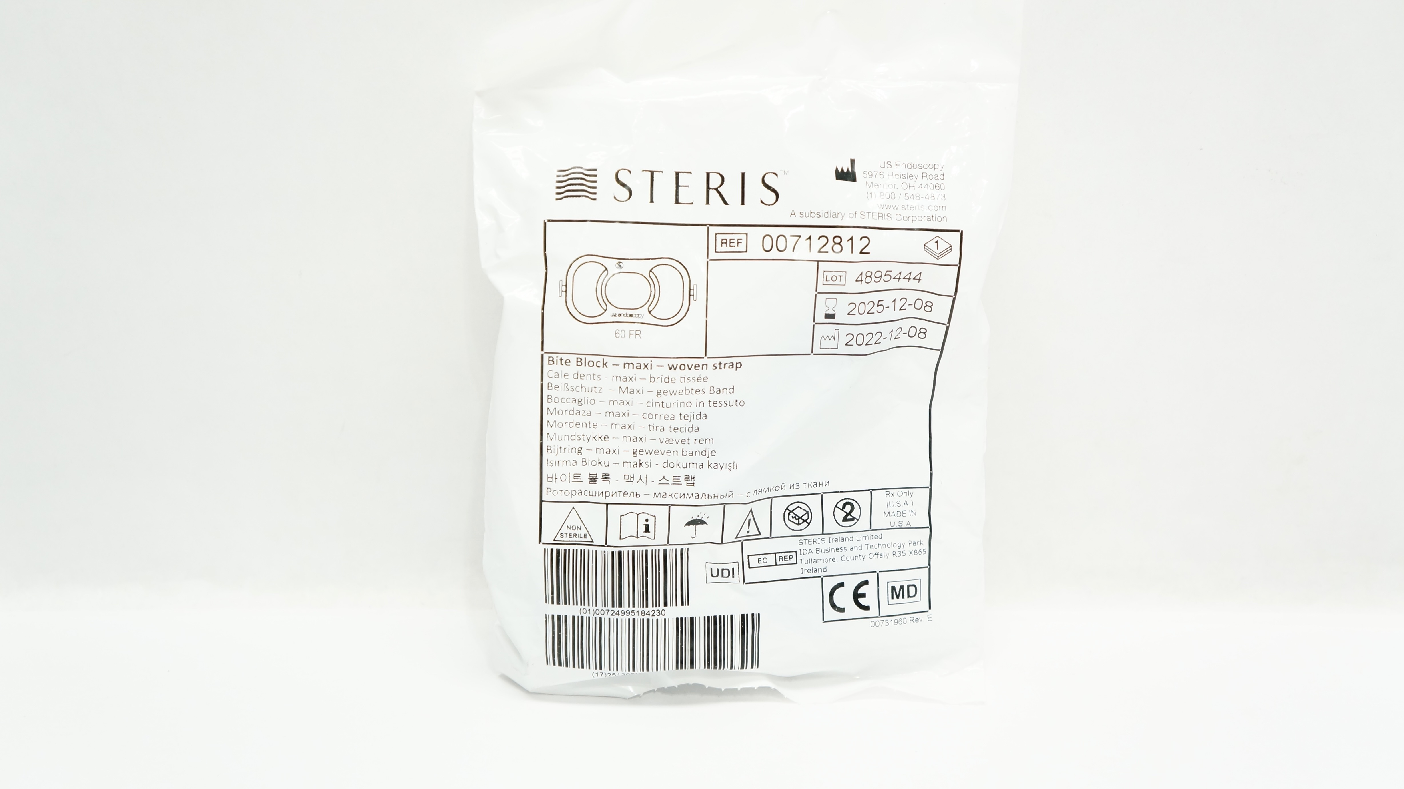 Steris 00712812 Bite Block Maxi Woven Strap